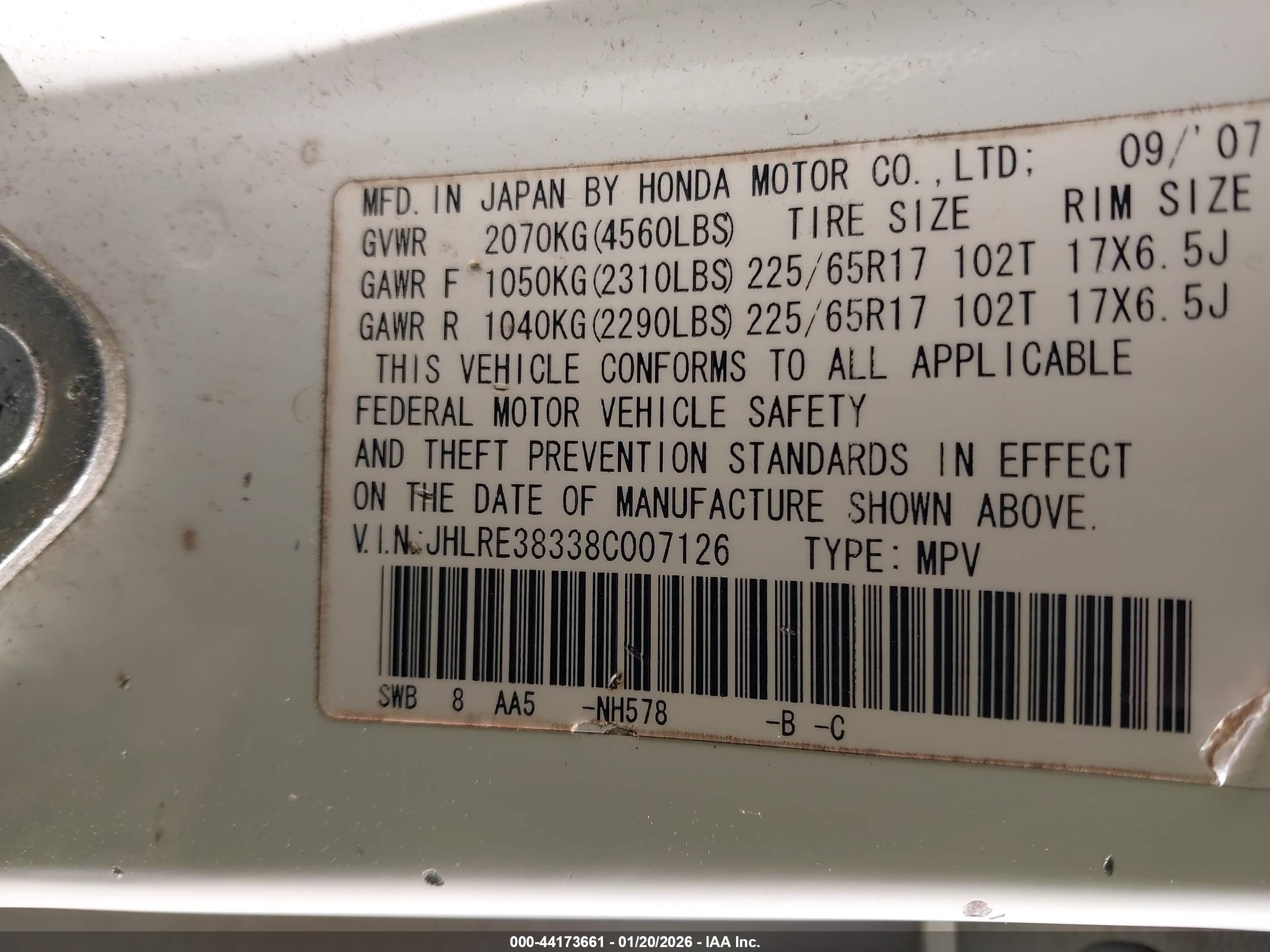 HONDA CR-V image 9
