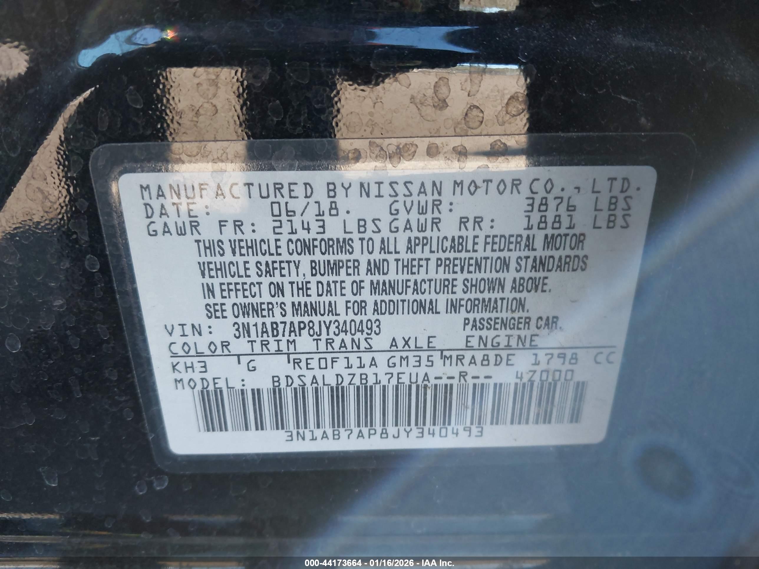 NISSAN SENTRA image 9