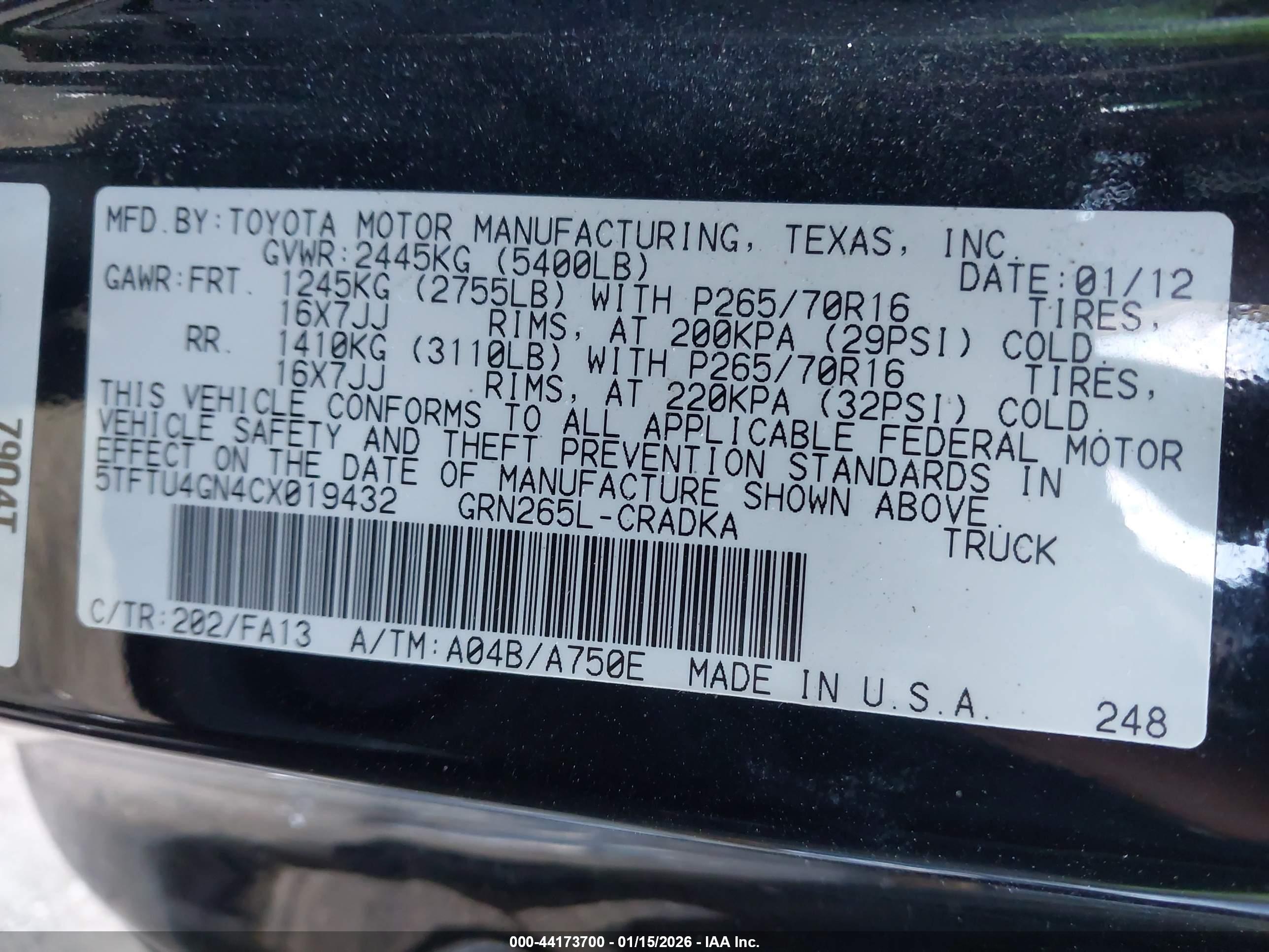 TOYOTA TACOMA image 9