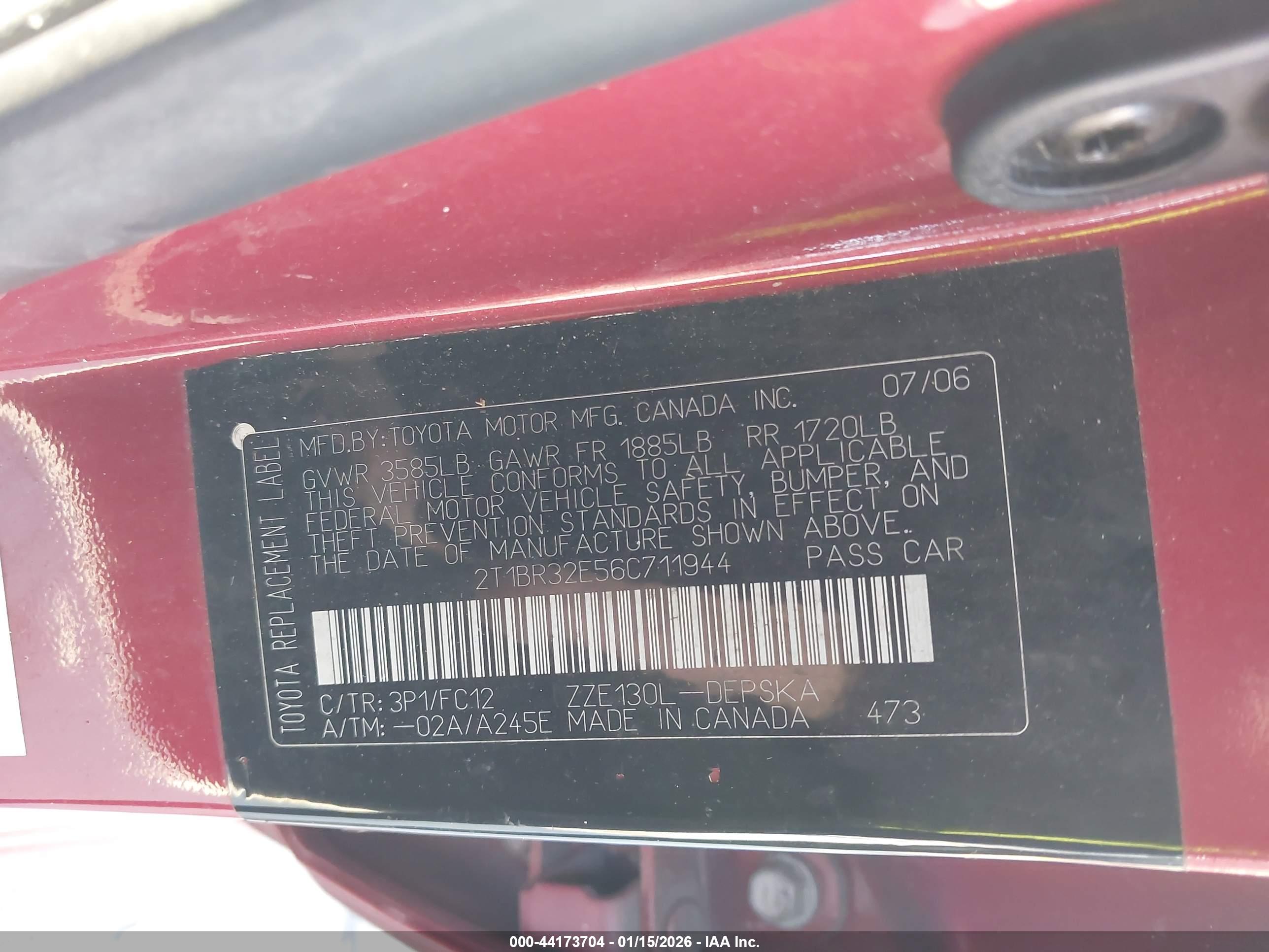 TOYOTA COROLLA image 9