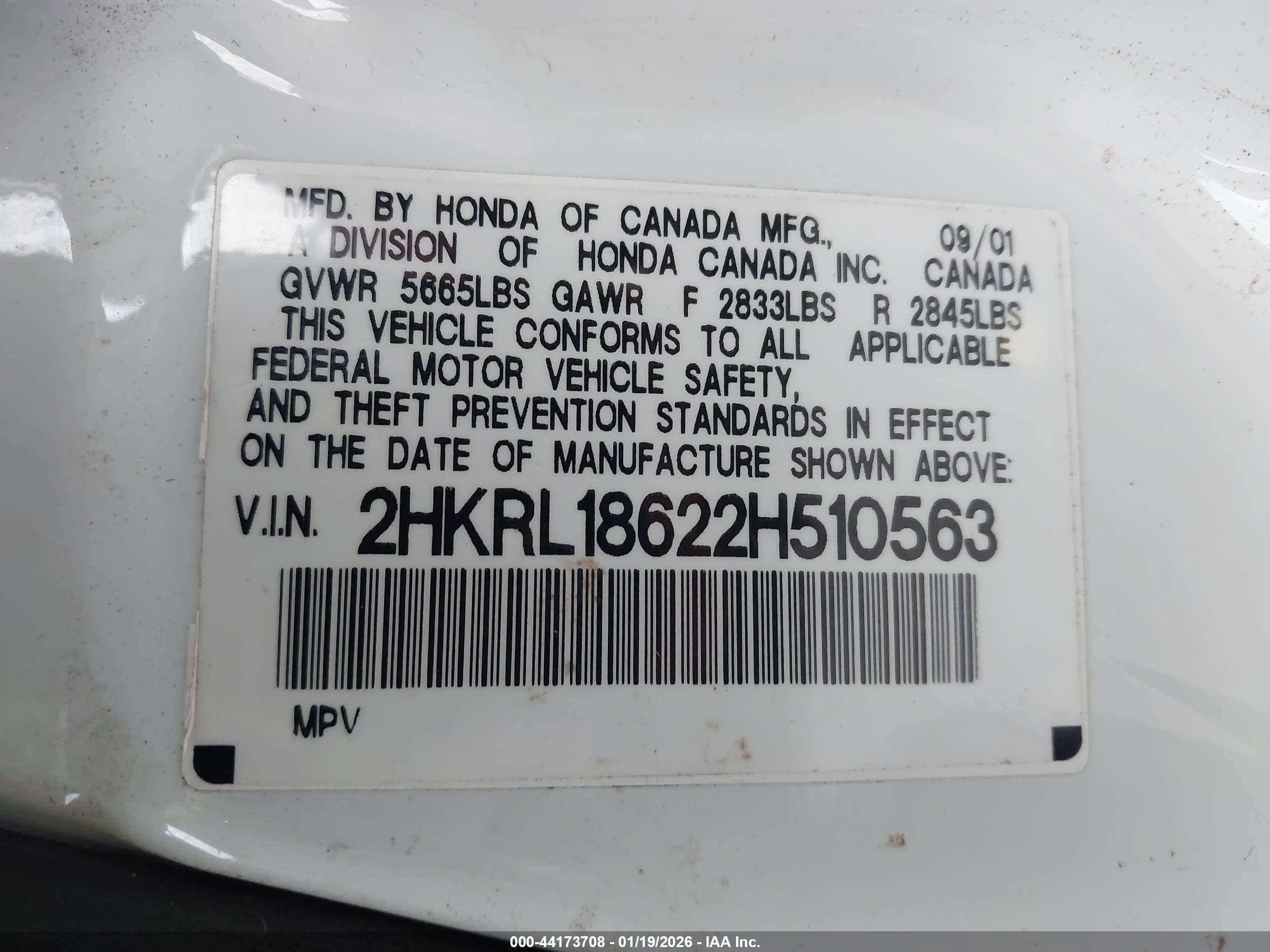 HONDA ODYSSEY image 9