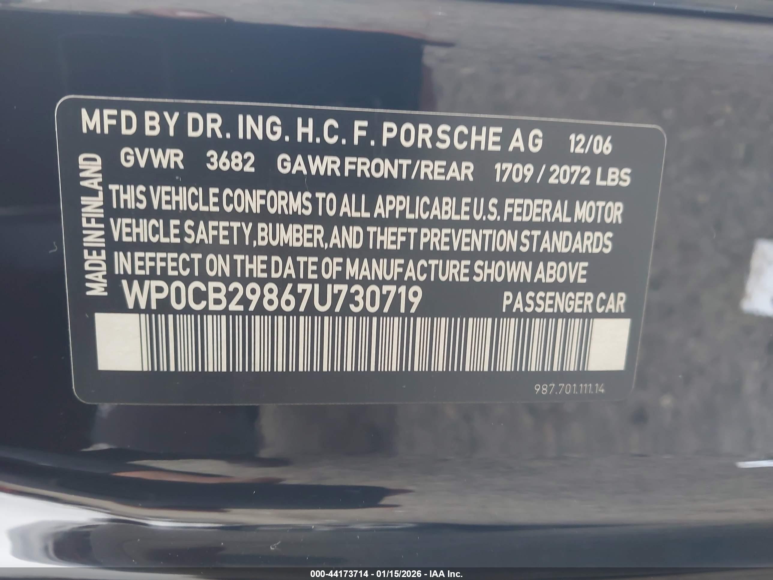 PORSCHE BOXSTER image 9