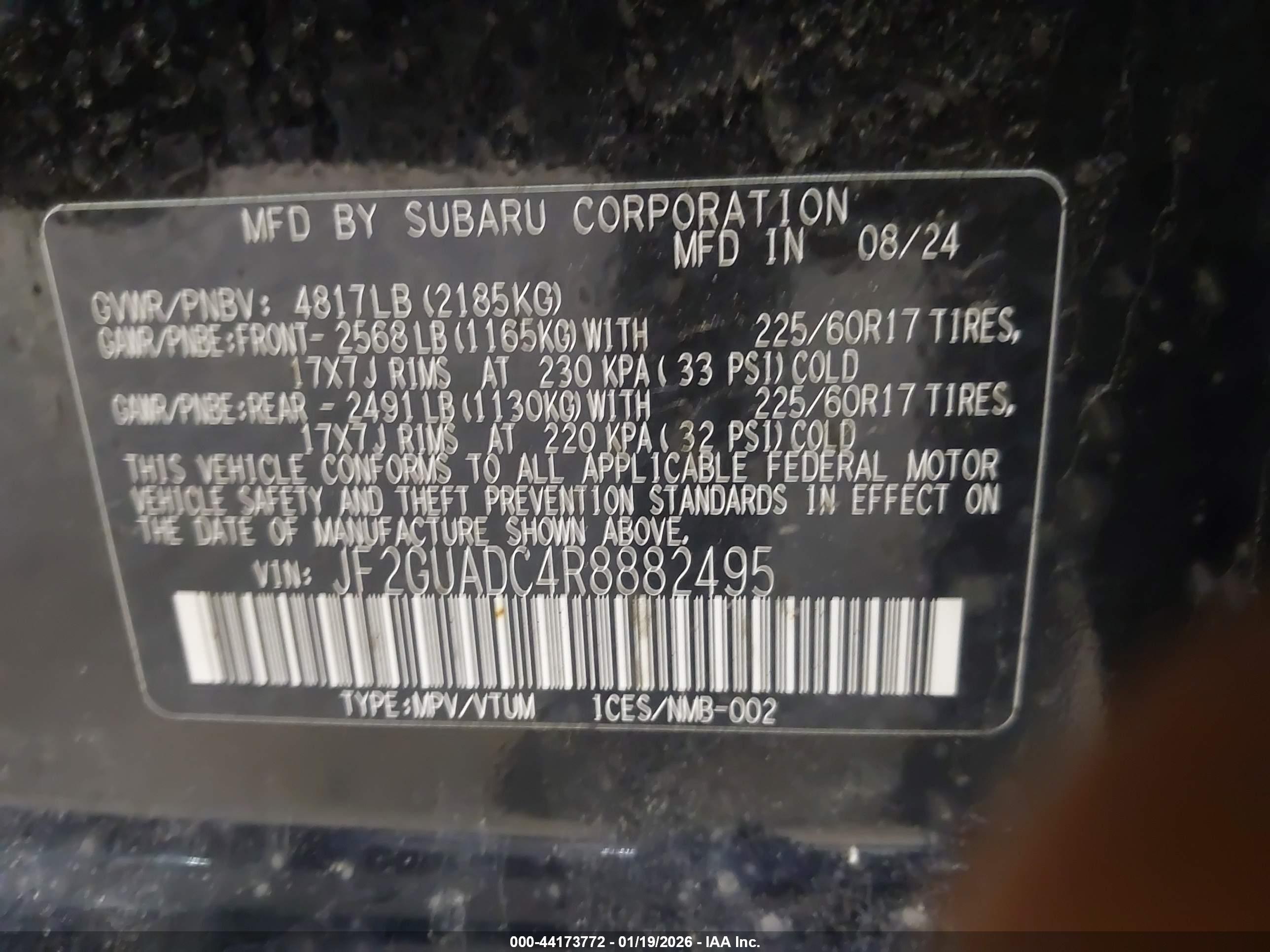 SUBARU CROSSTREK image 9