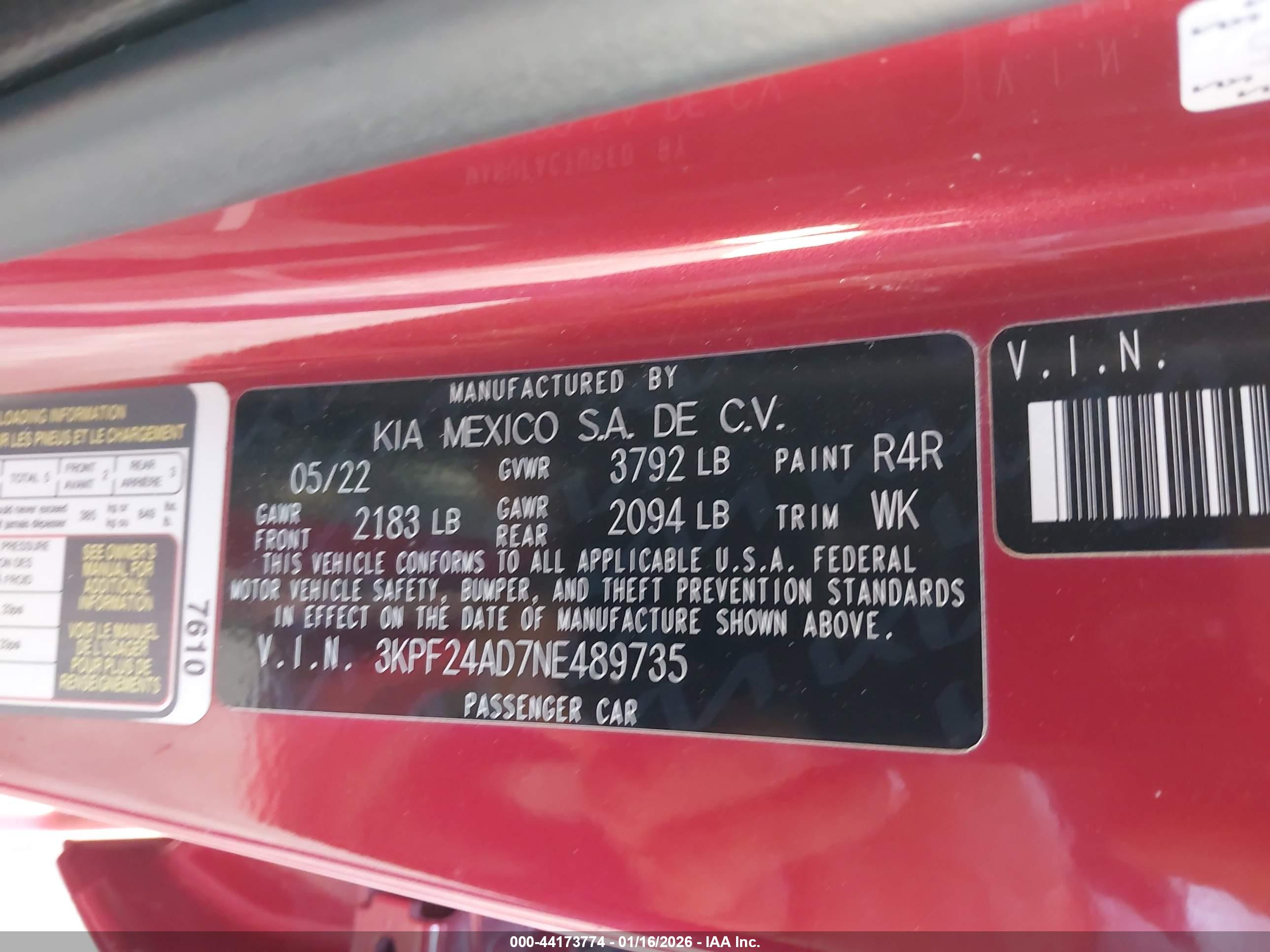 KIA FORTE image 9