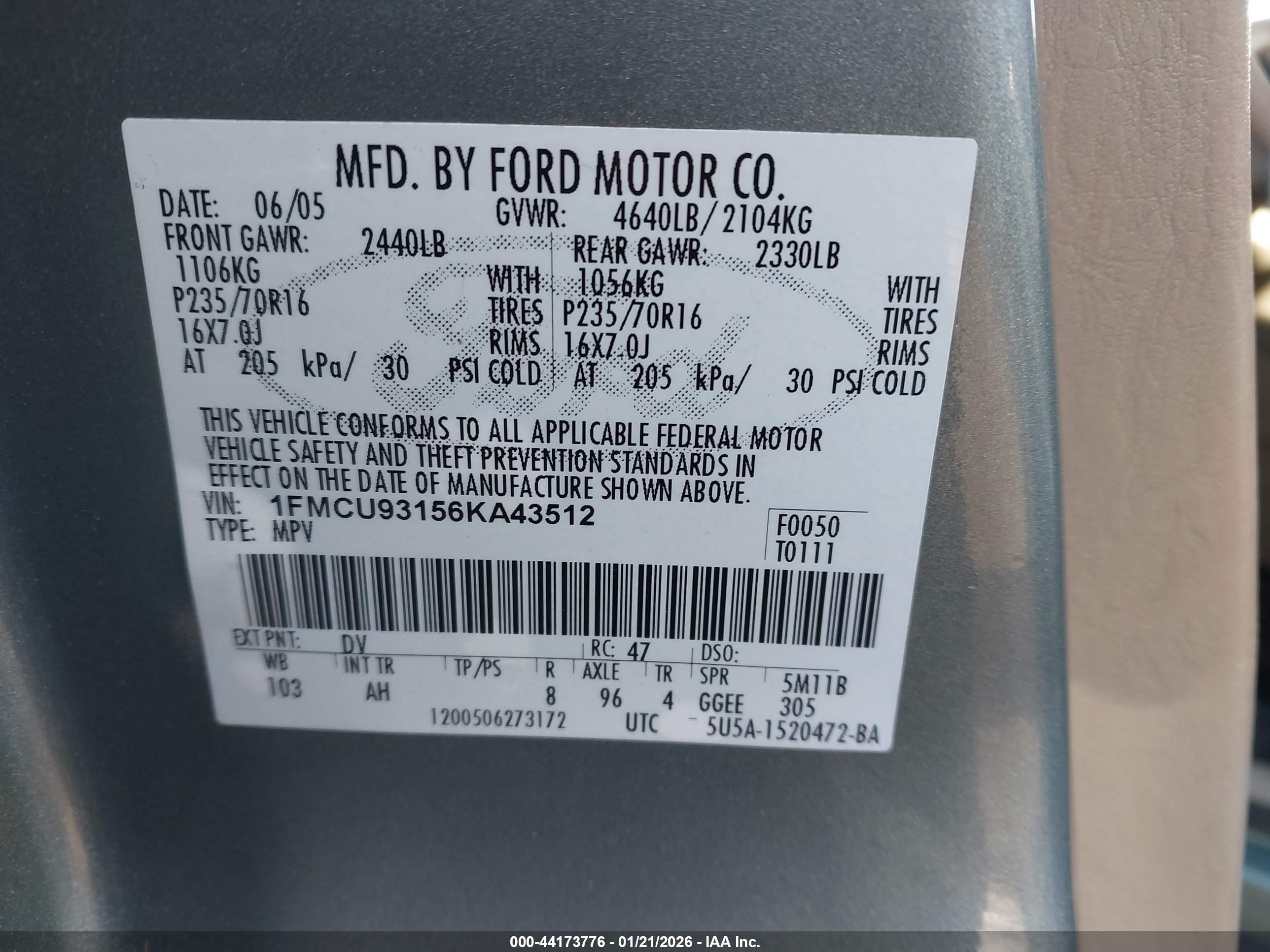 FORD ESCAPE image 9