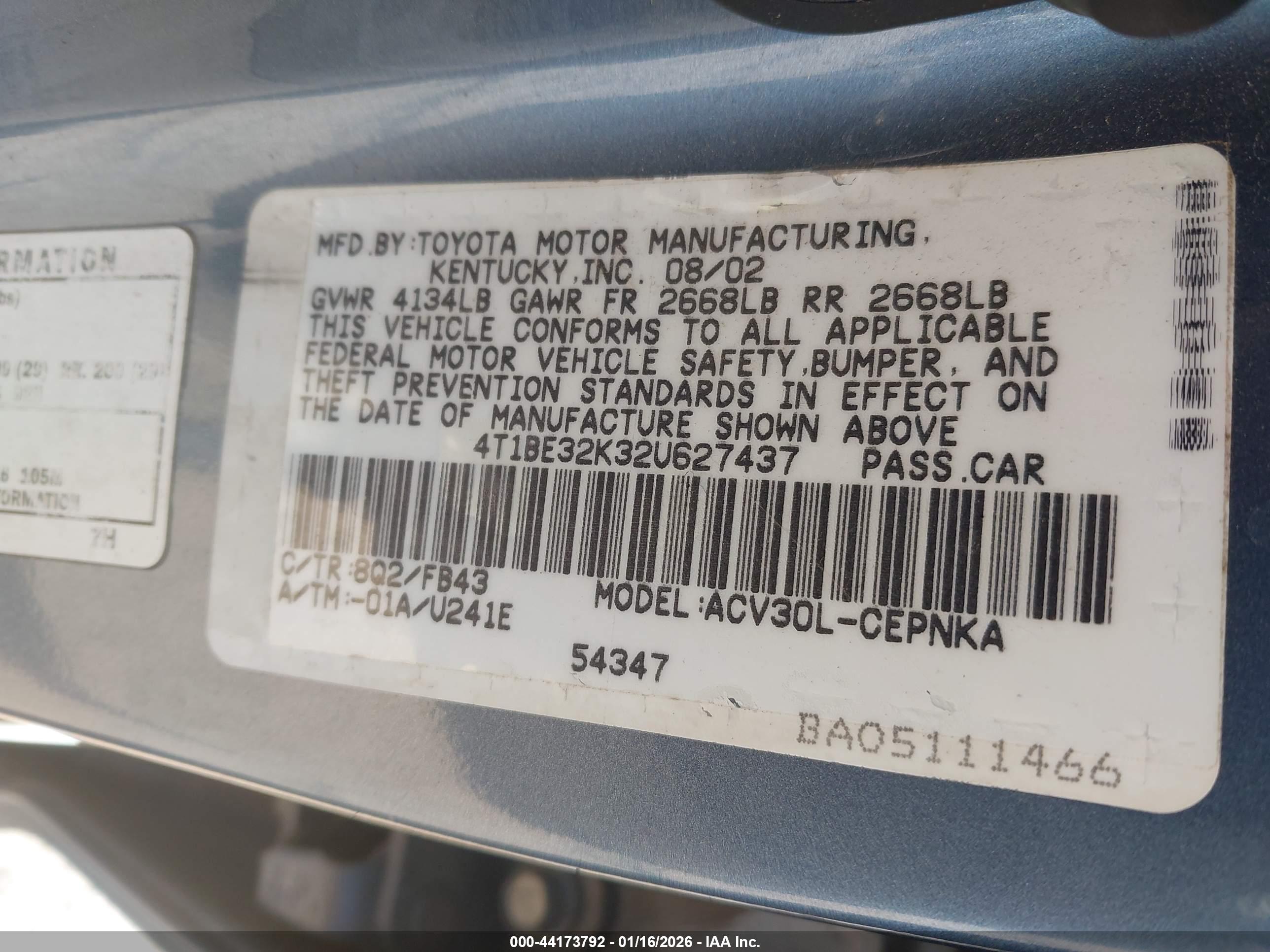 TOYOTA CAMRY image 9