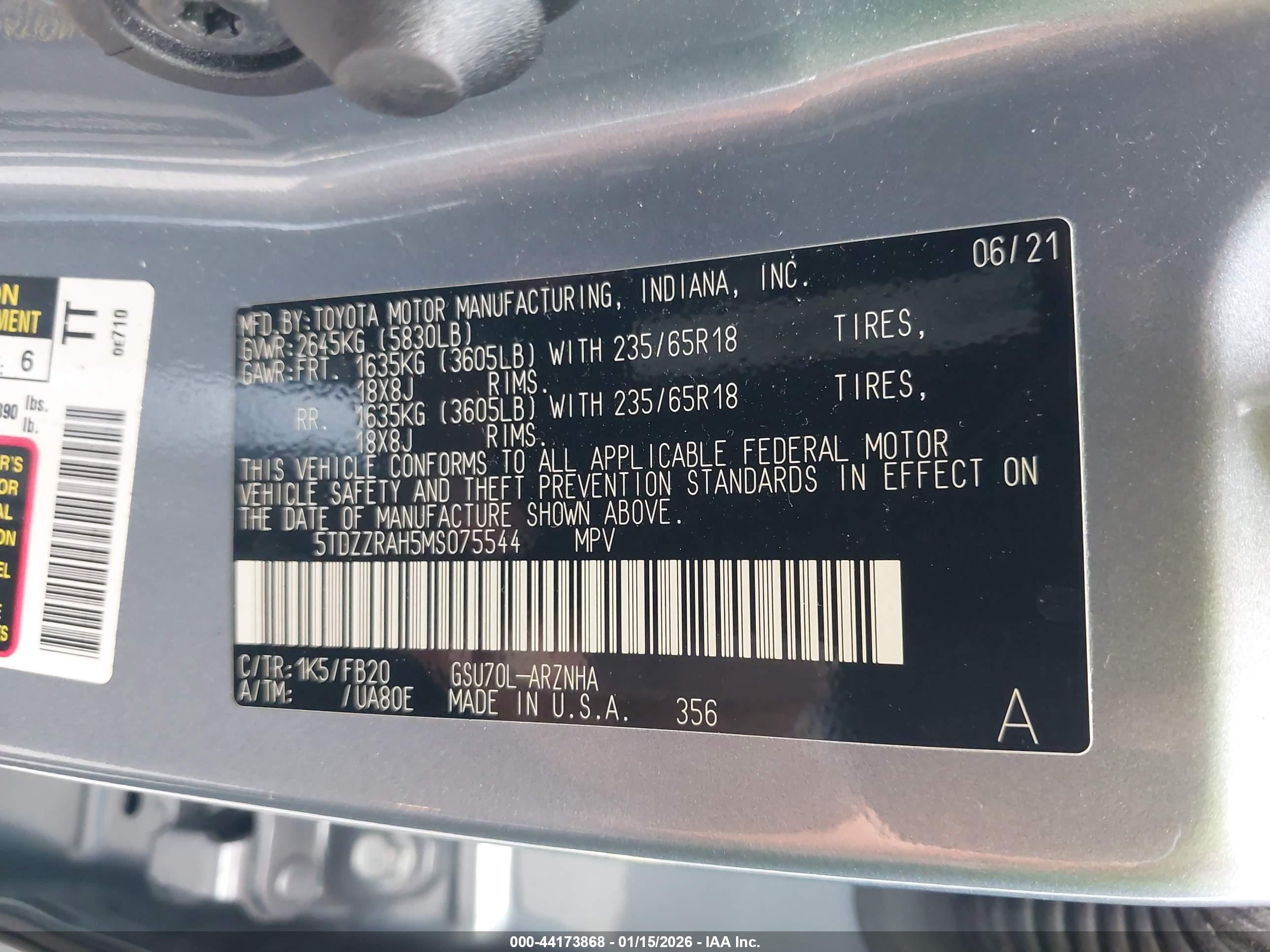 TOYOTA HIGHLANDER image 9