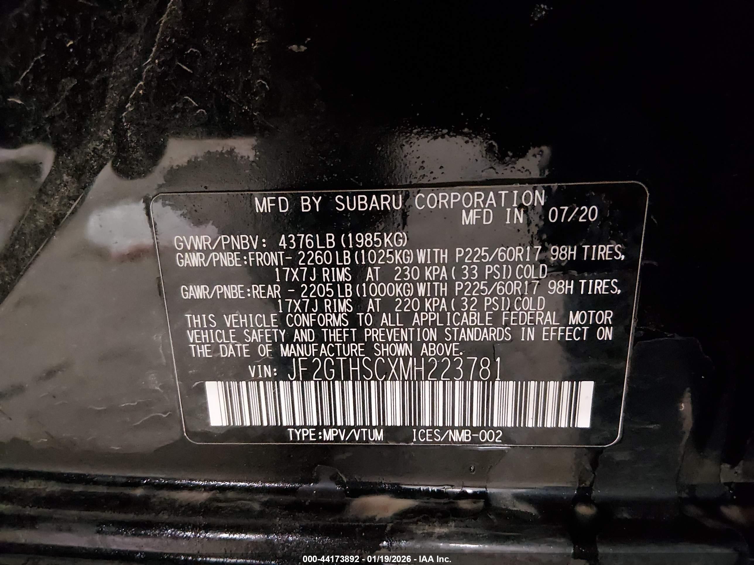 SUBARU CROSSTREK image 9