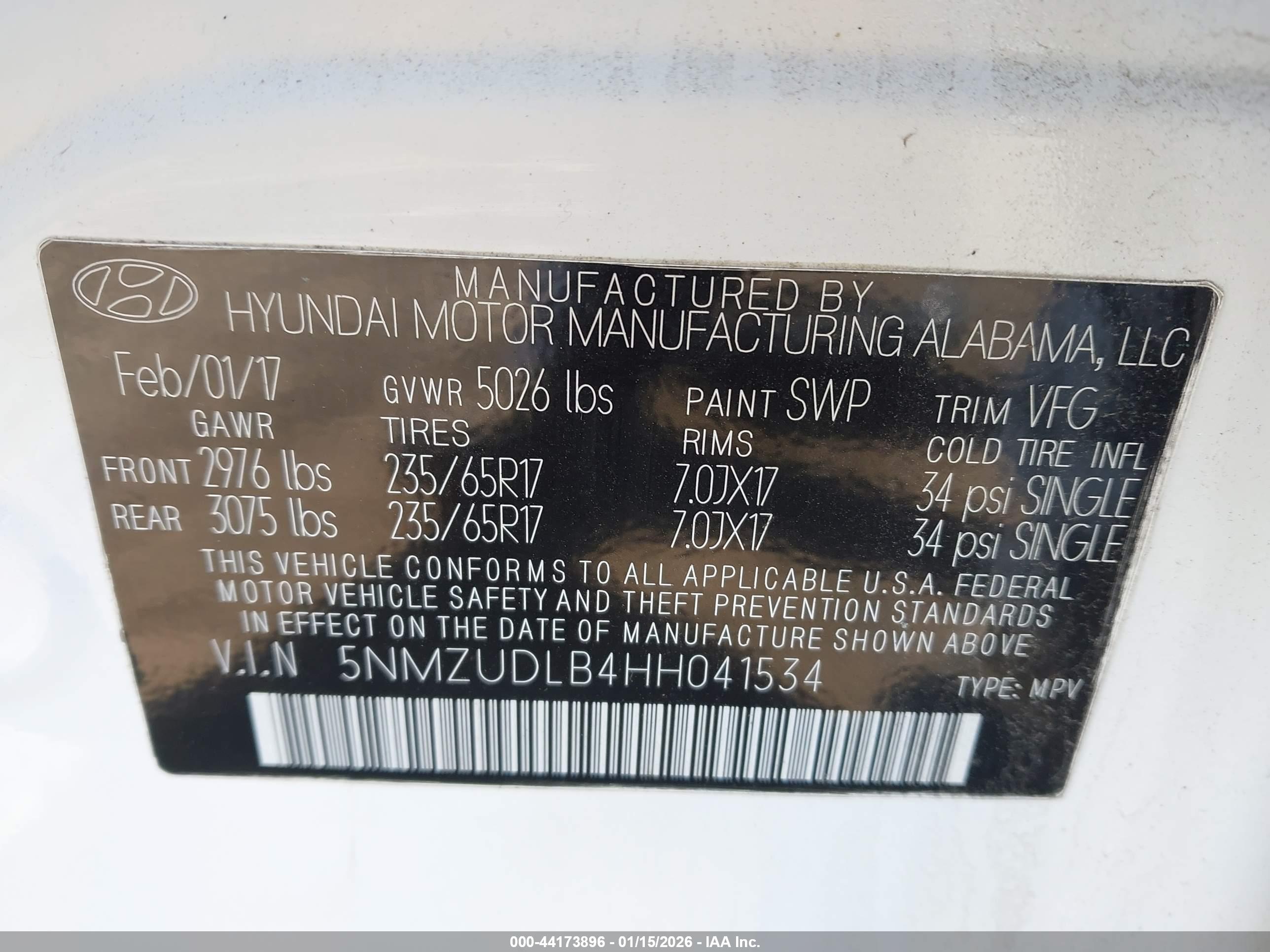HYUNDAI SANTA image 9