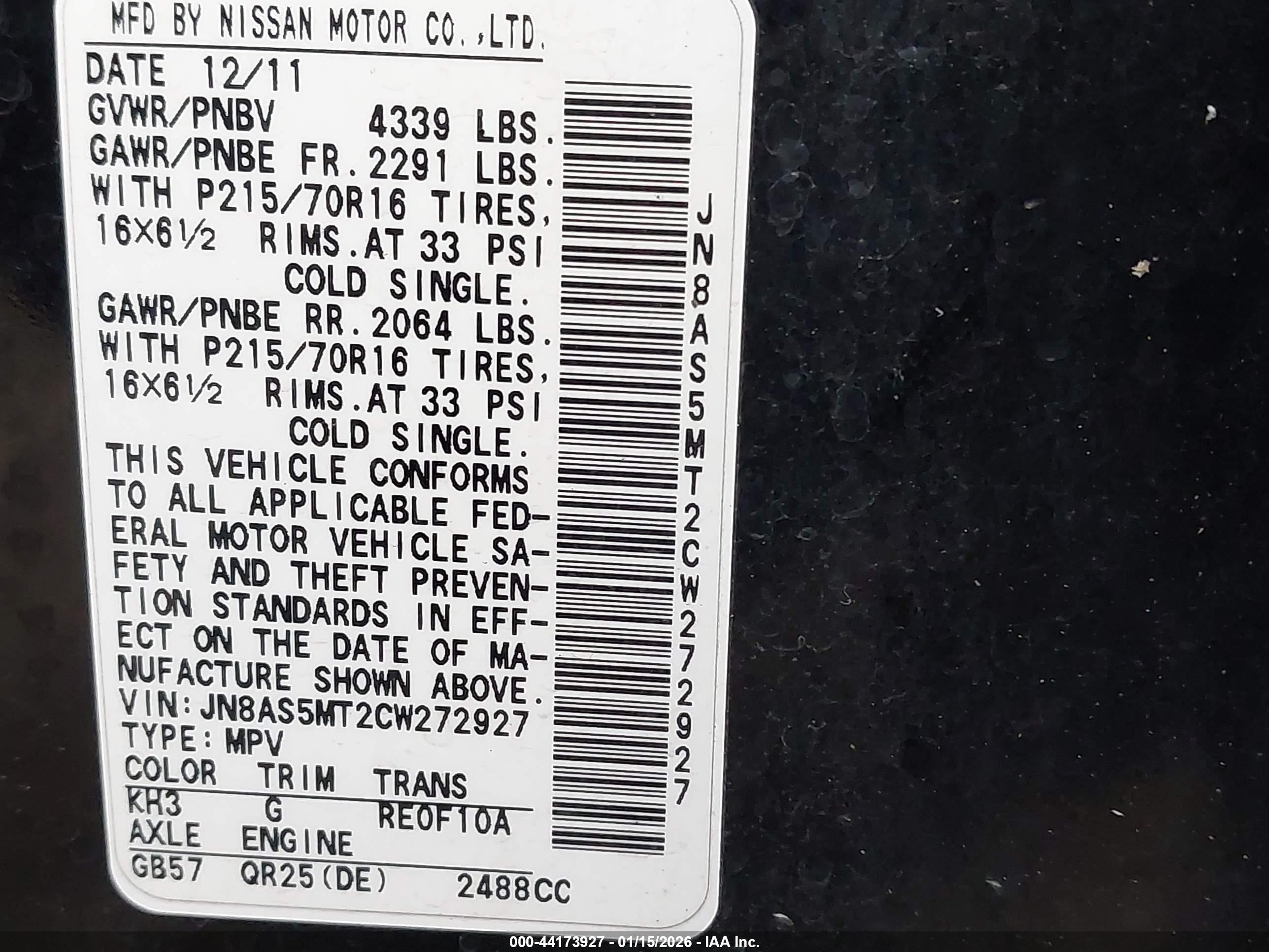 NISSAN ROGUE image 9