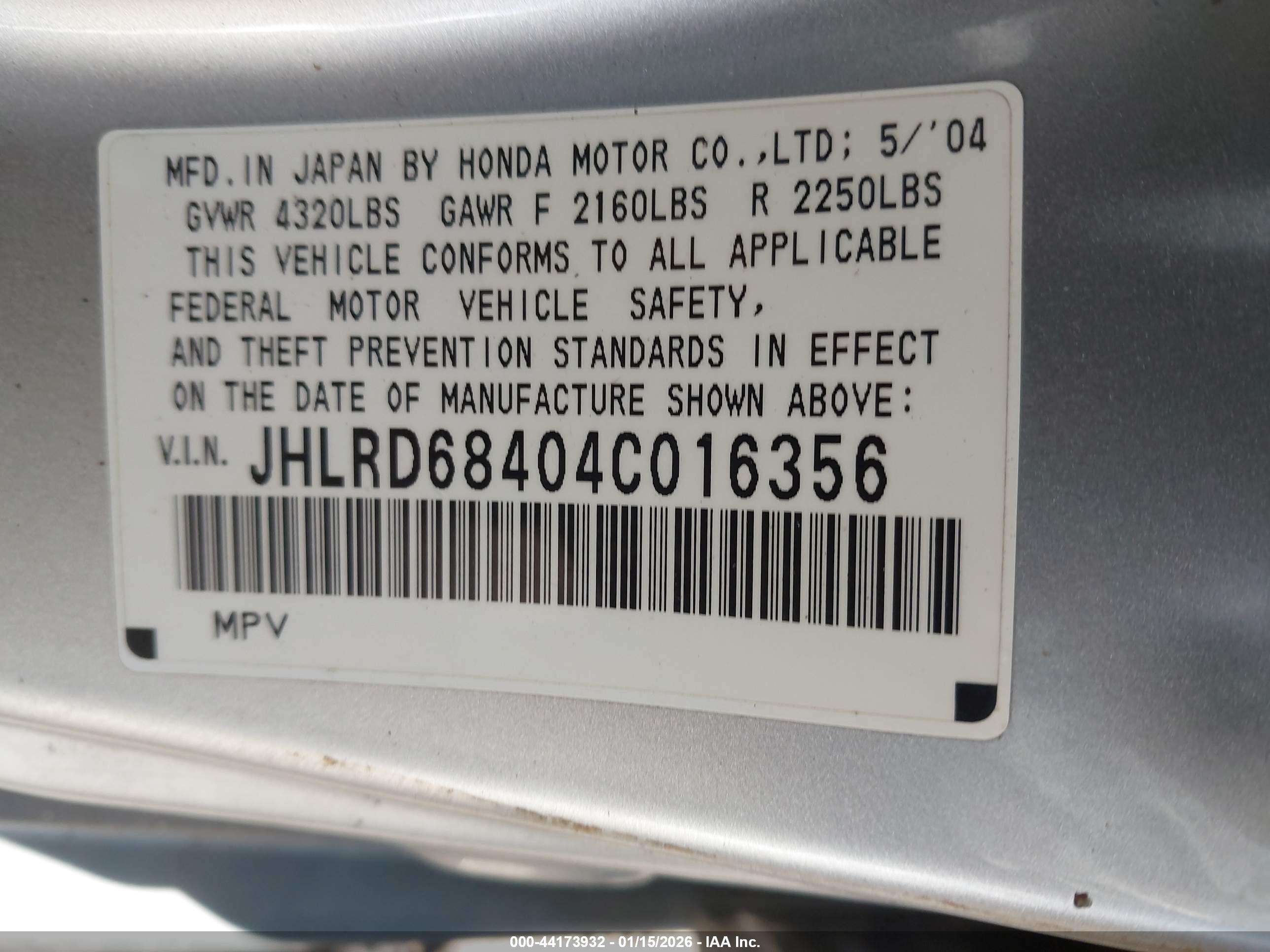 HONDA CR-V image 9