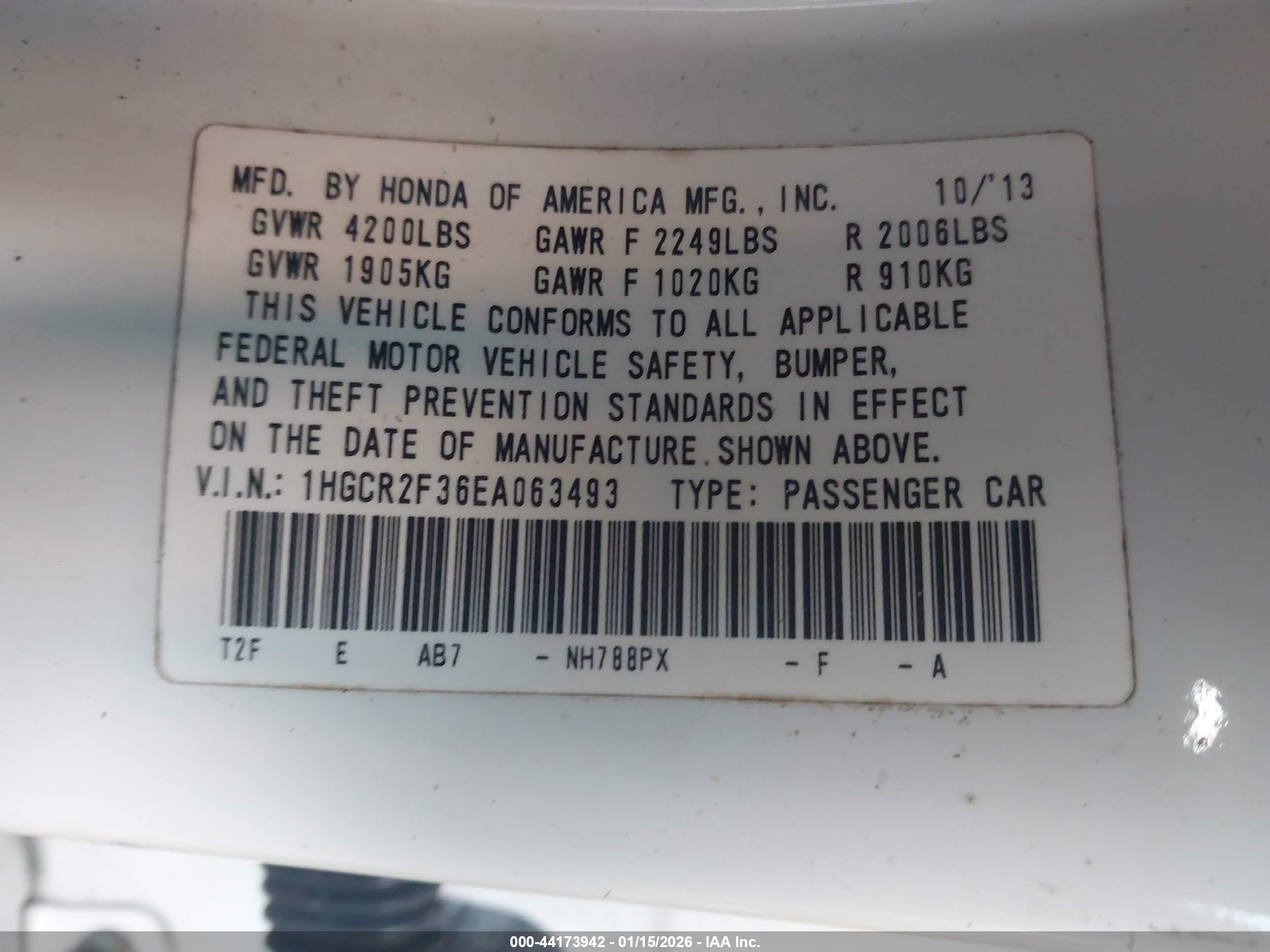 HONDA ACCORD image 9