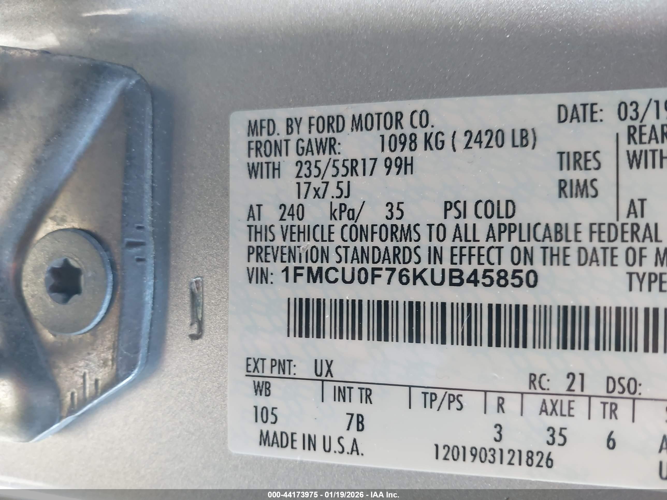 FORD ESCAPE image 9