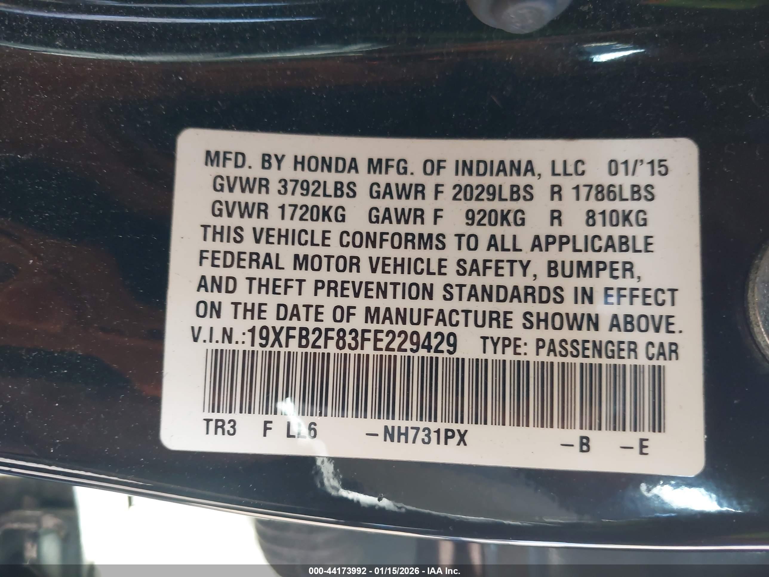 HONDA CIVIC image 9