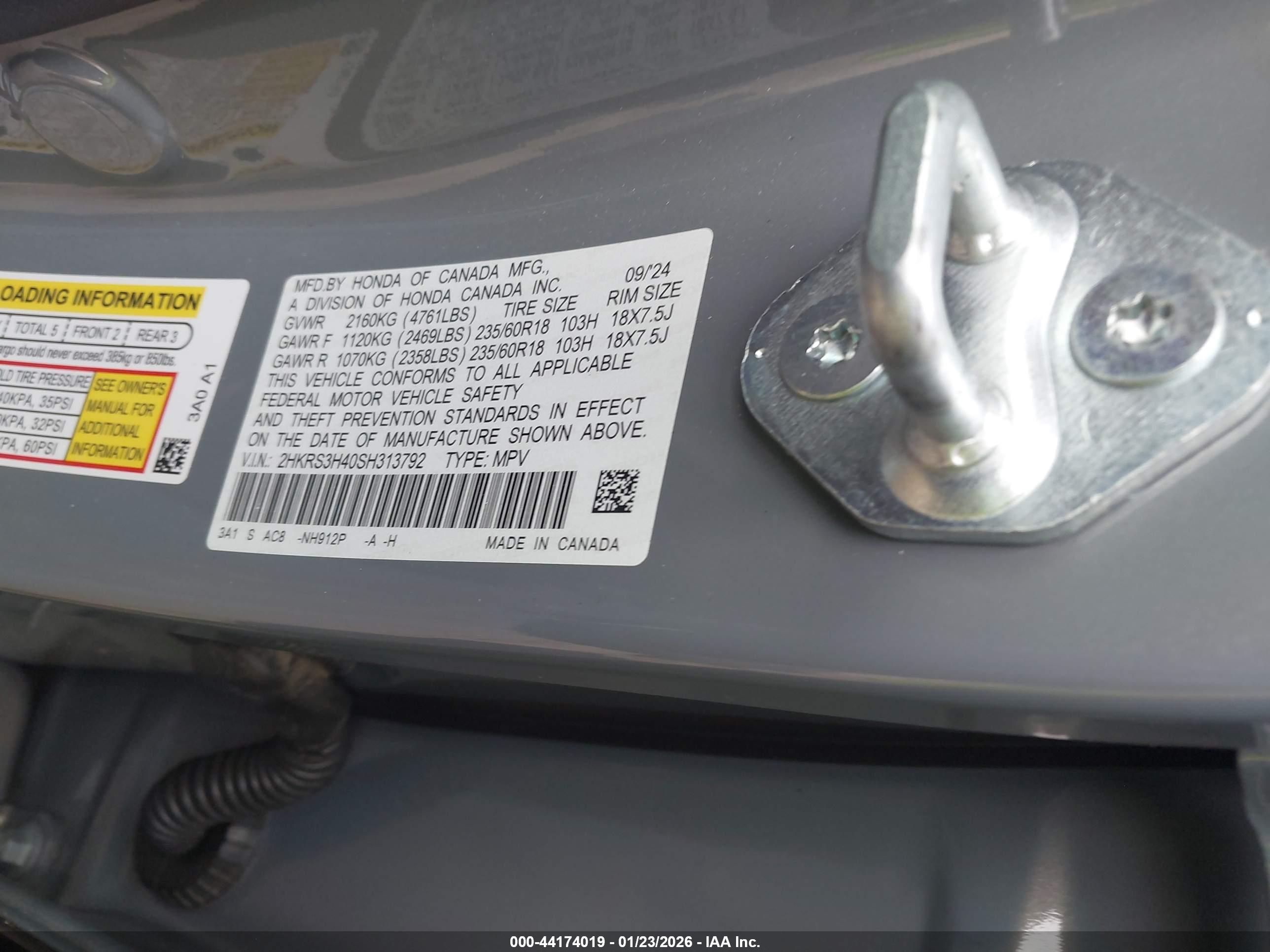 HONDA CR-V image 9