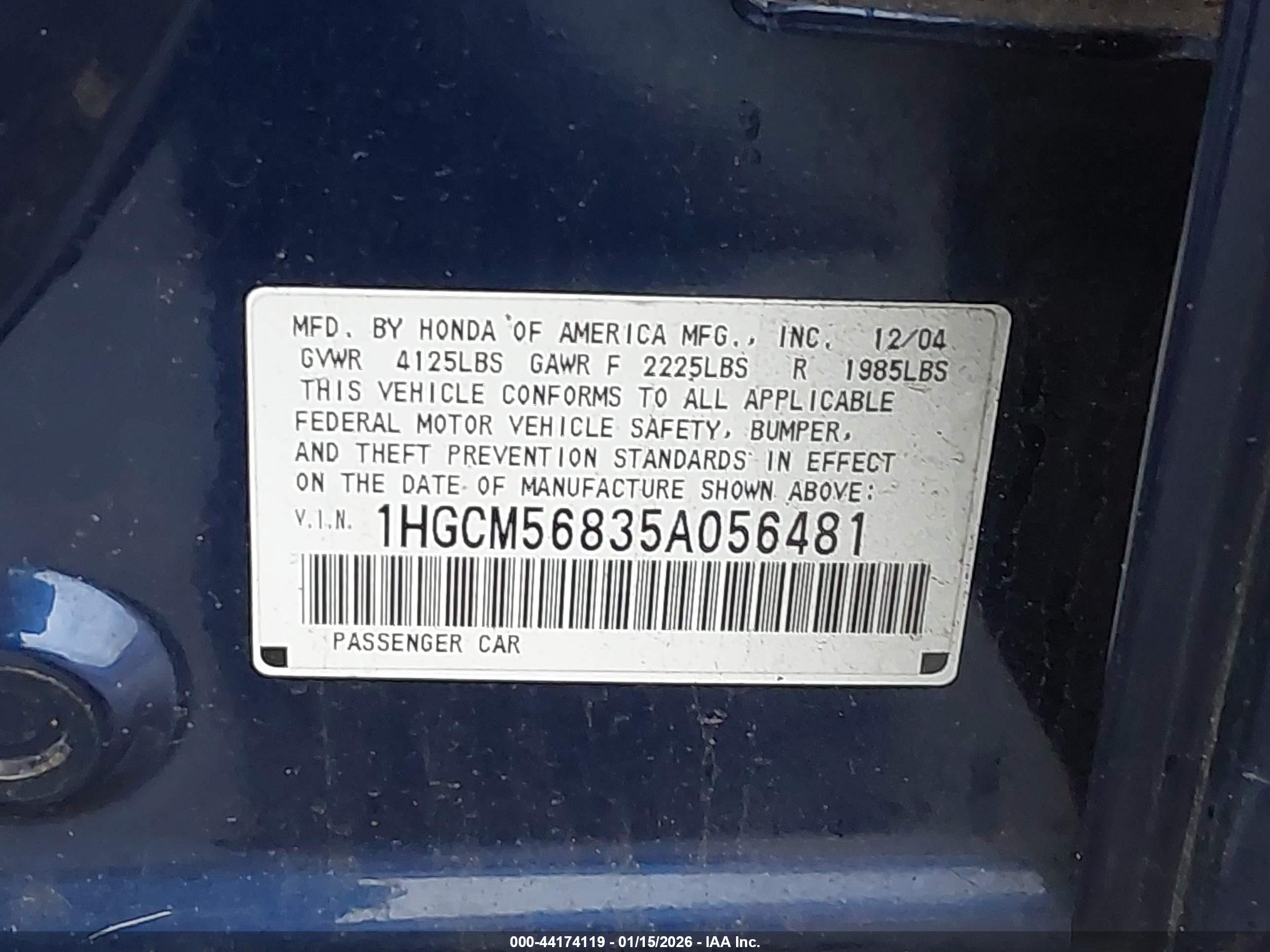 HONDA ACCORD image 9