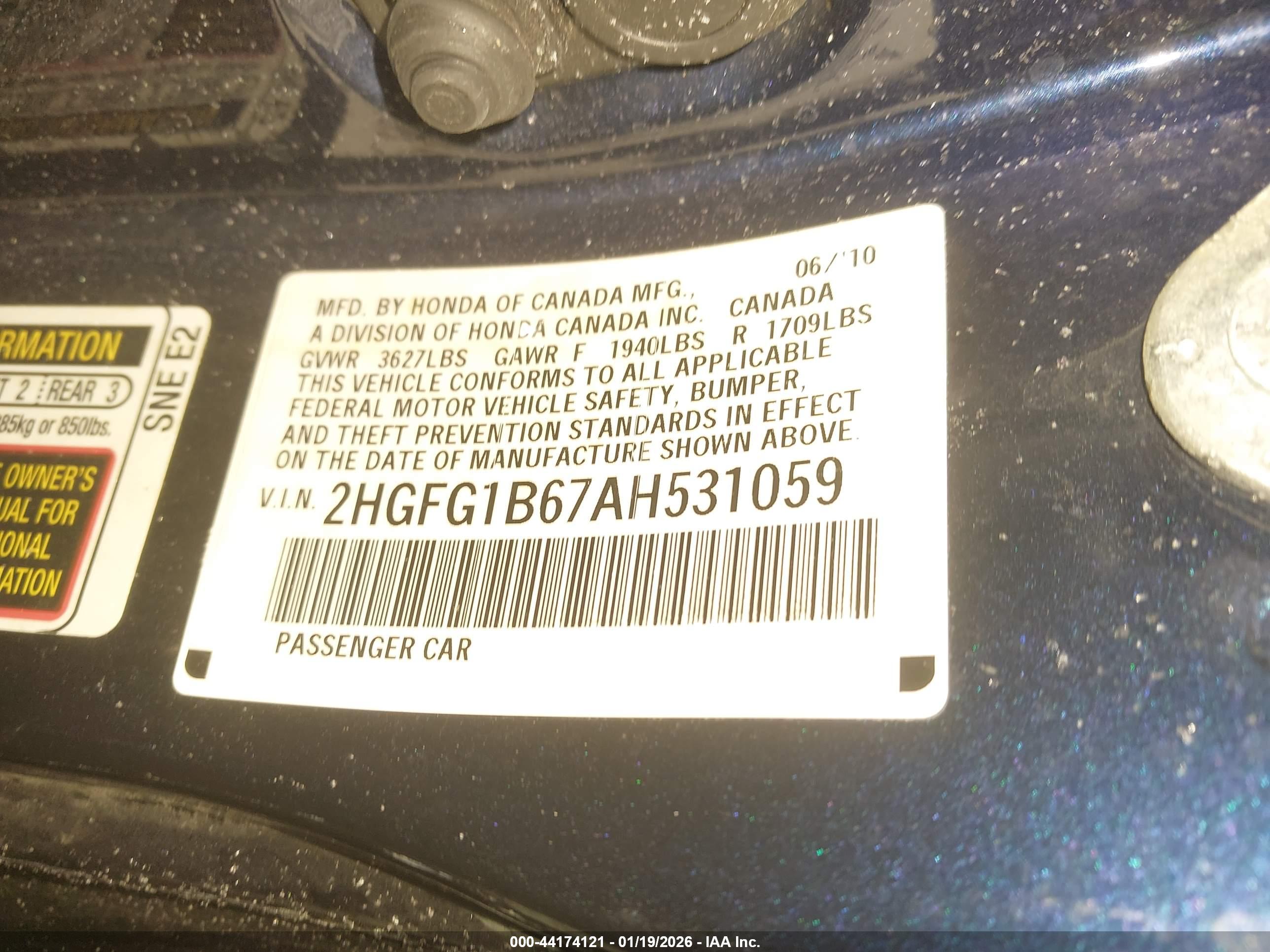 HONDA CIVIC image 9