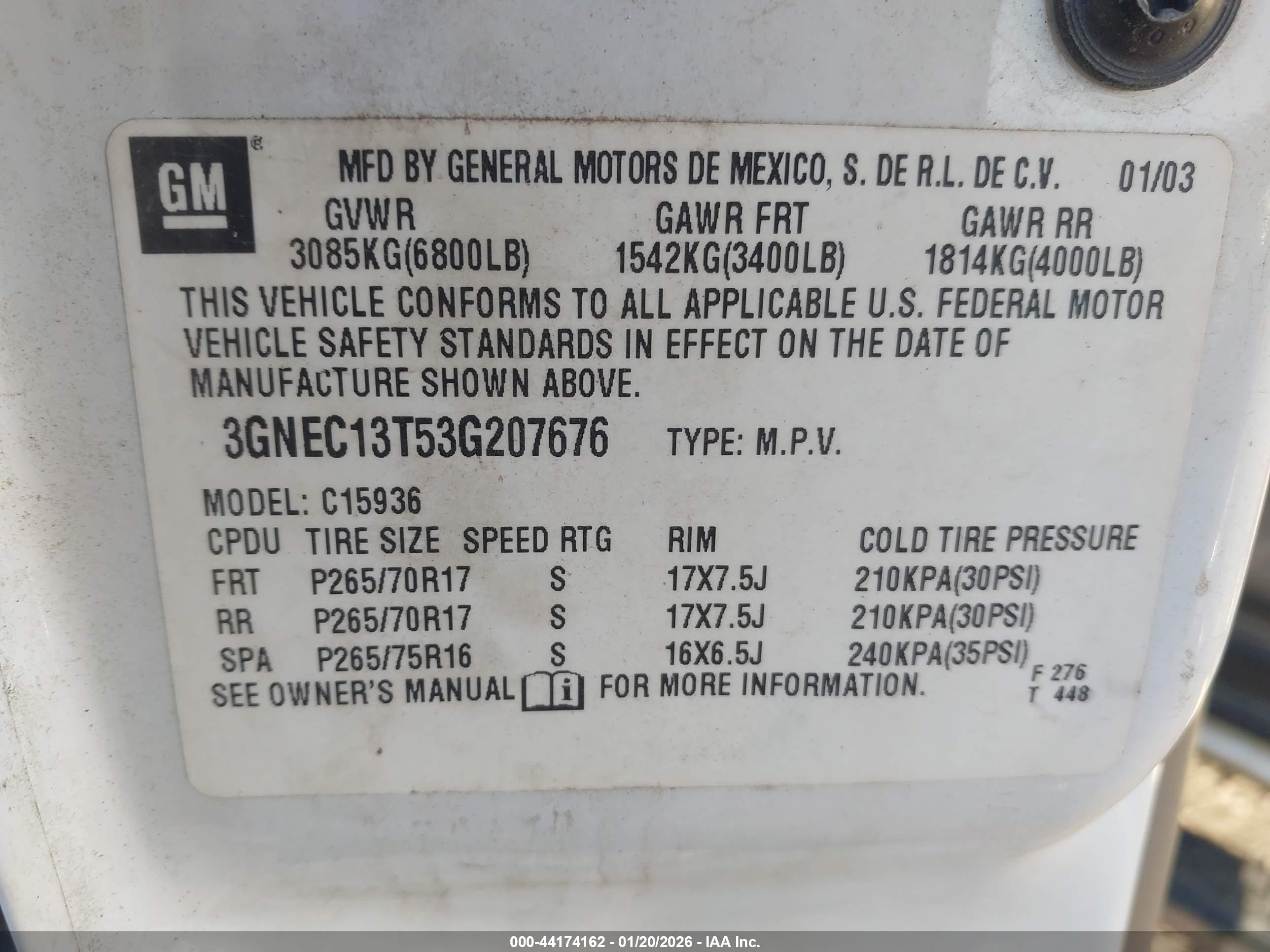 CHEVROLET AVALANCHE image 9