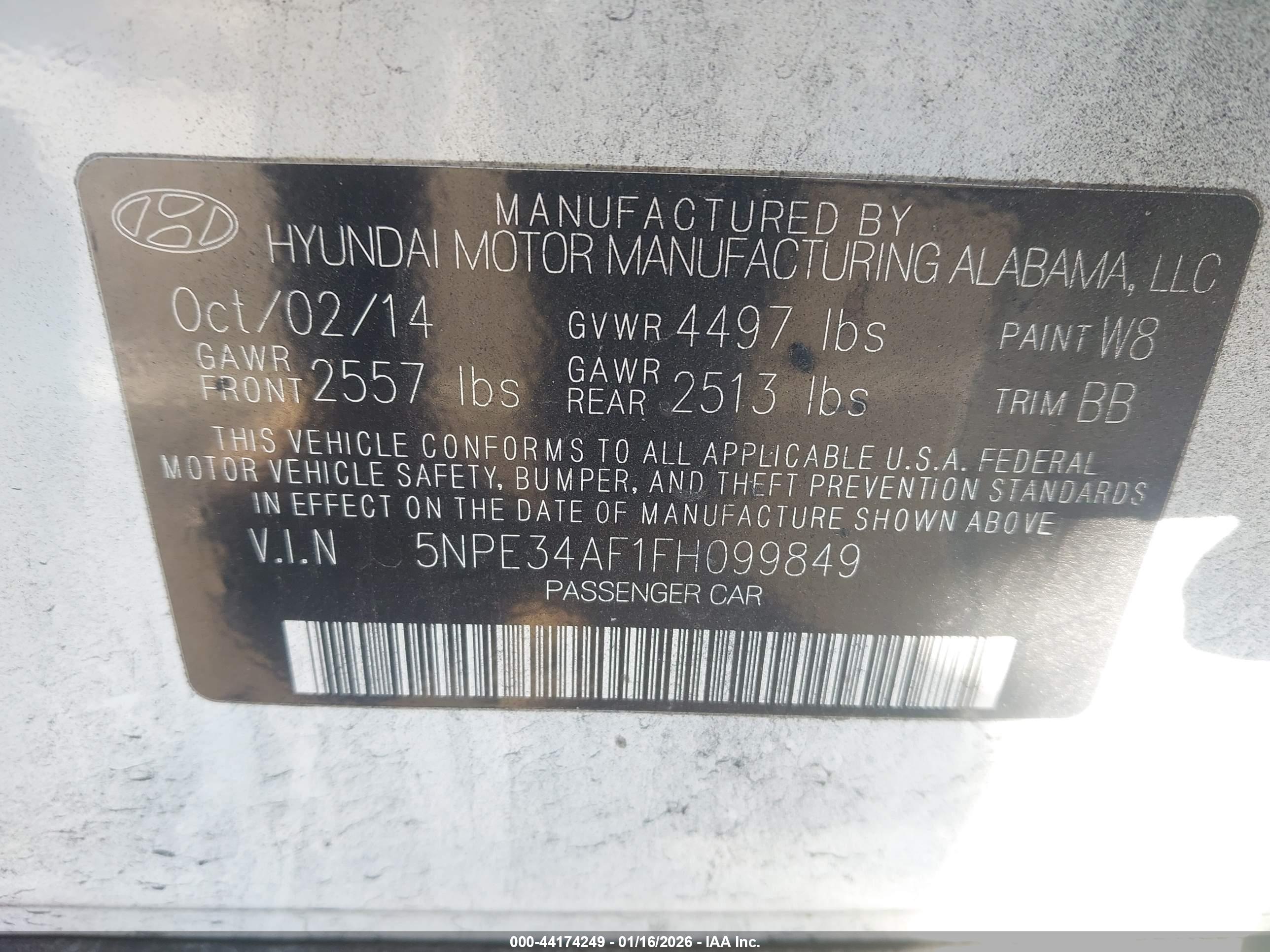 HYUNDAI SONATA image 9