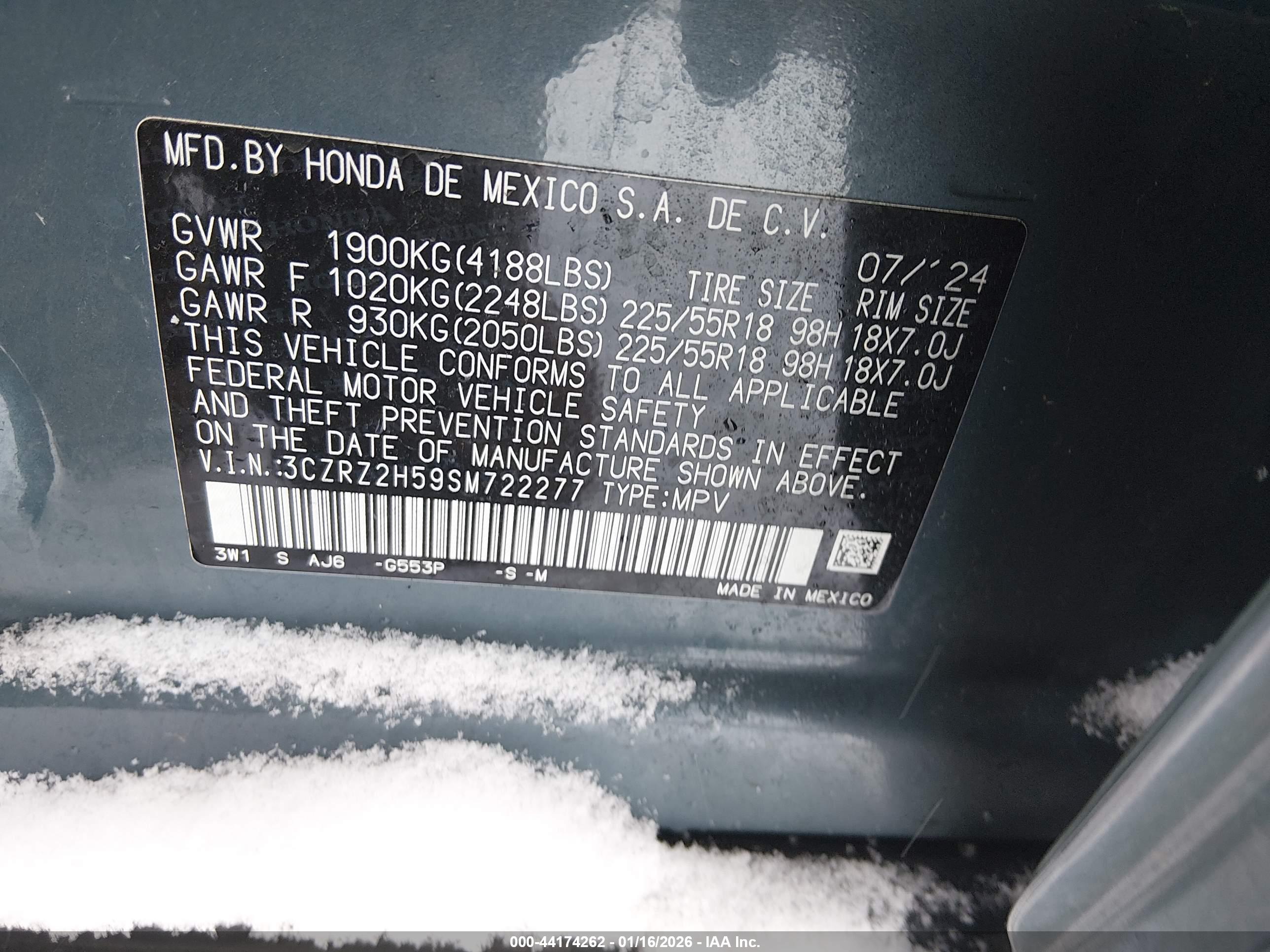 HONDA HR-V image 9