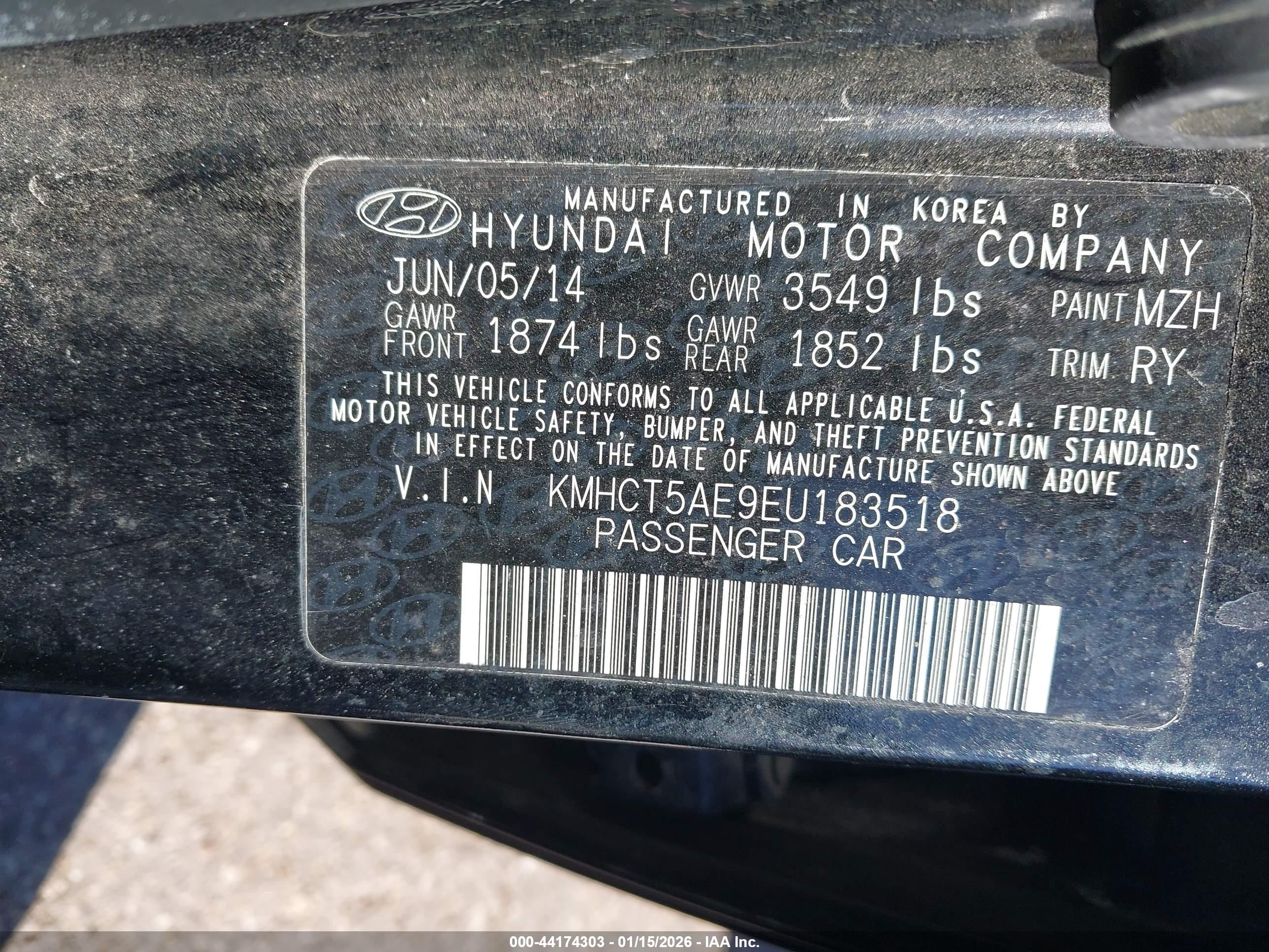 HYUNDAI ACCENT image 9