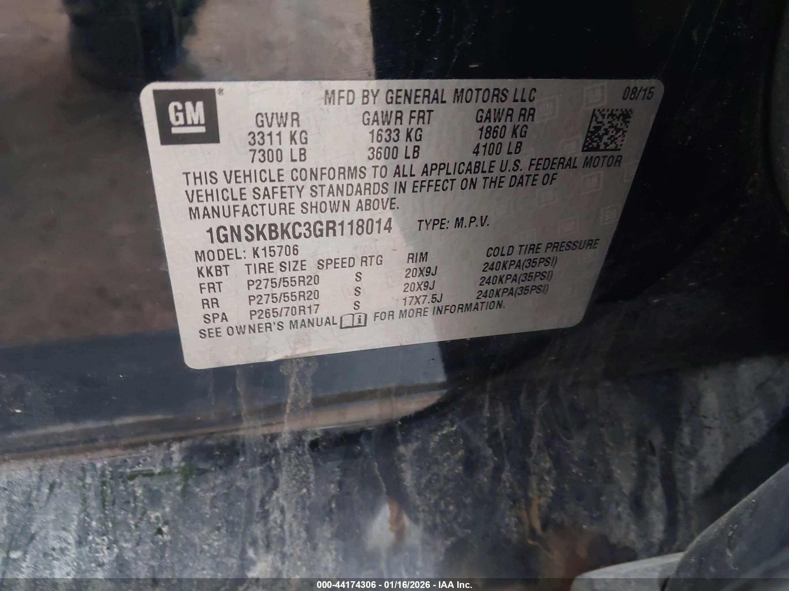 CHEVROLET TAHOE image 9