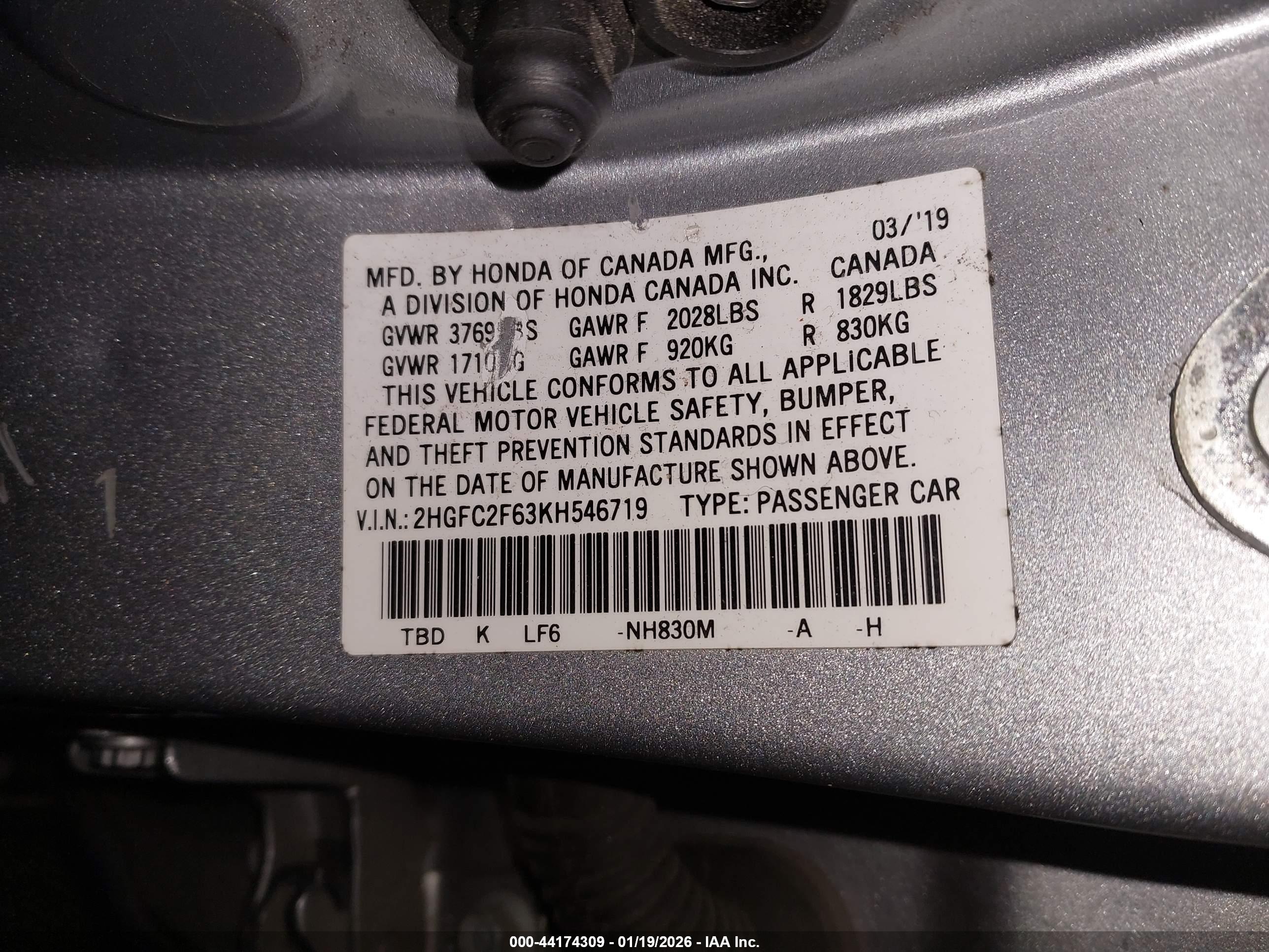 HONDA CIVIC image 9
