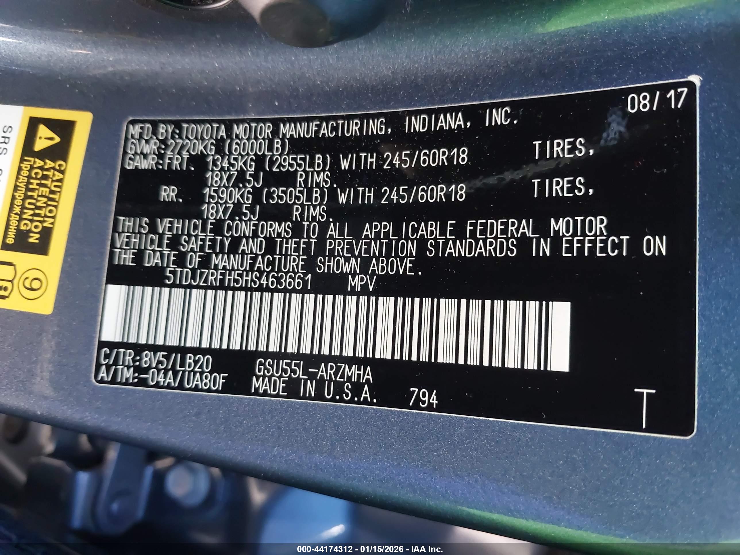 TOYOTA HIGHLANDER image 9