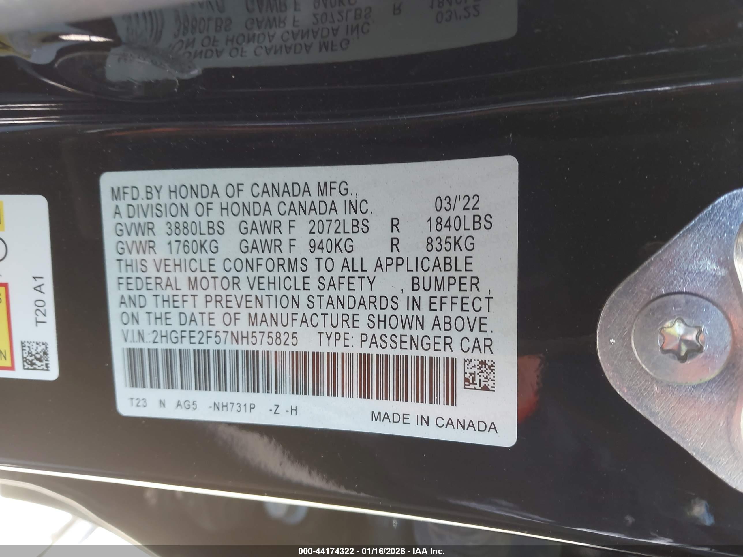 HONDA CIVIC image 9