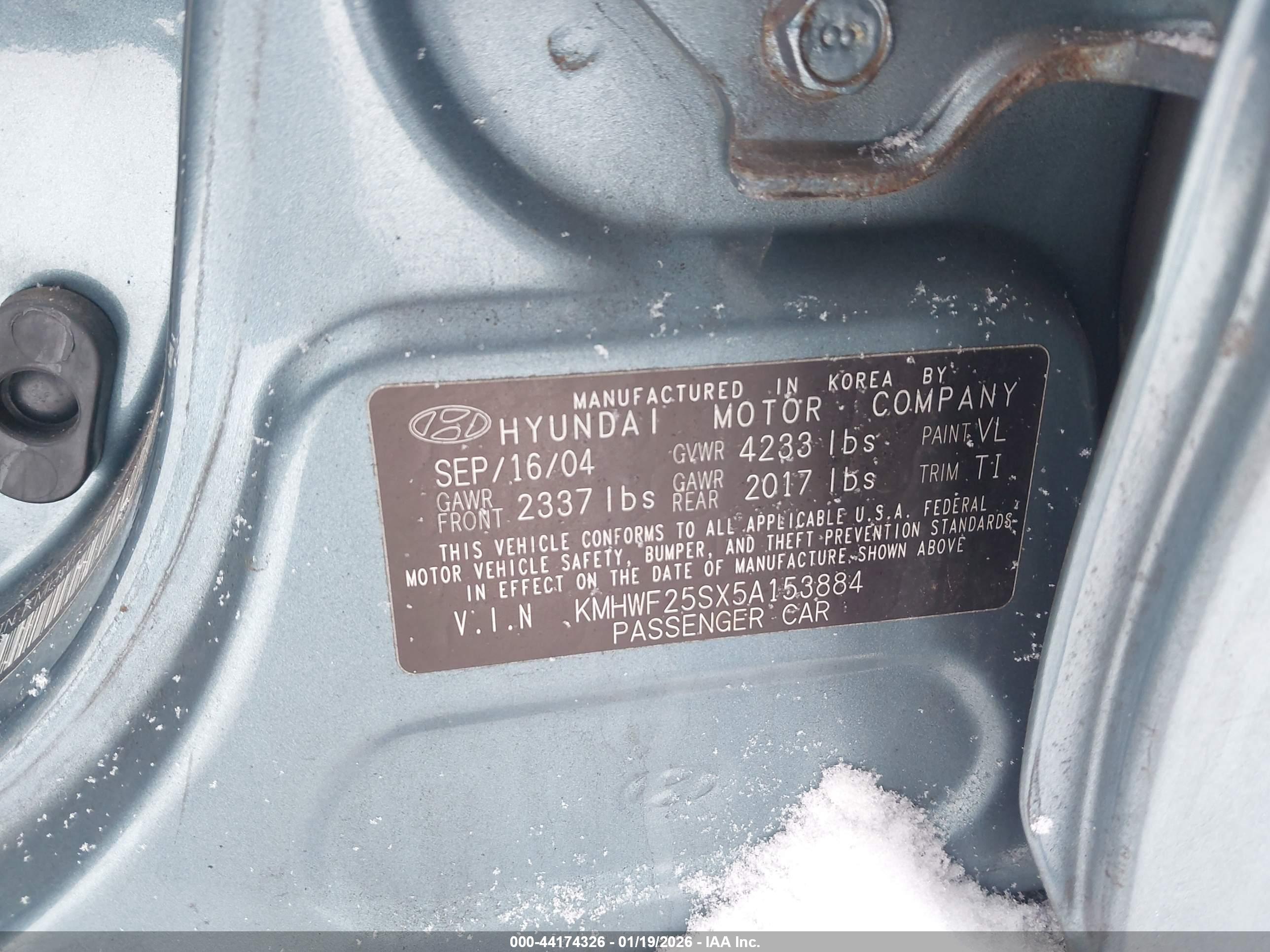 HYUNDAI SONATA image 9