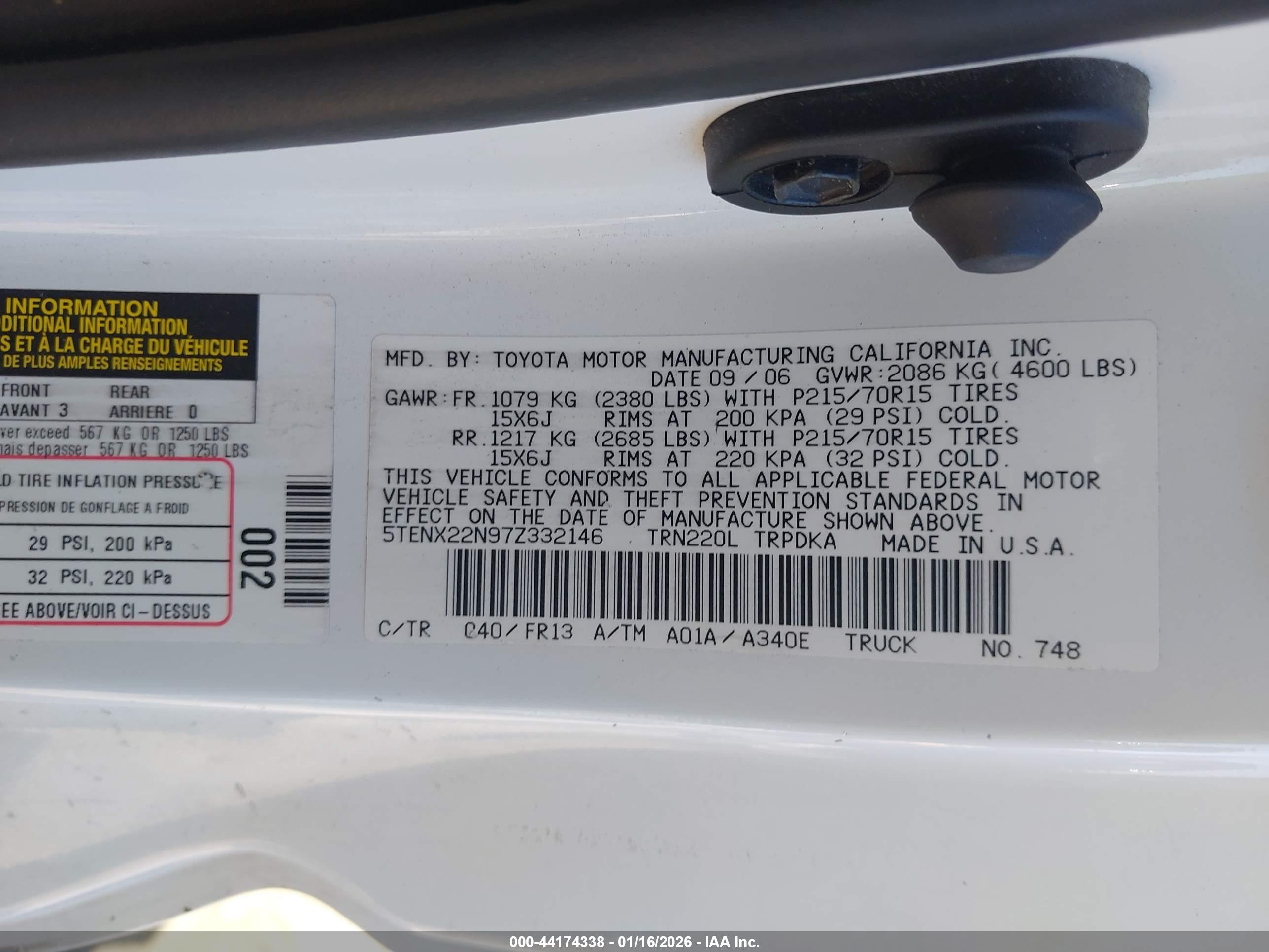 TOYOTA TACOMA image 9