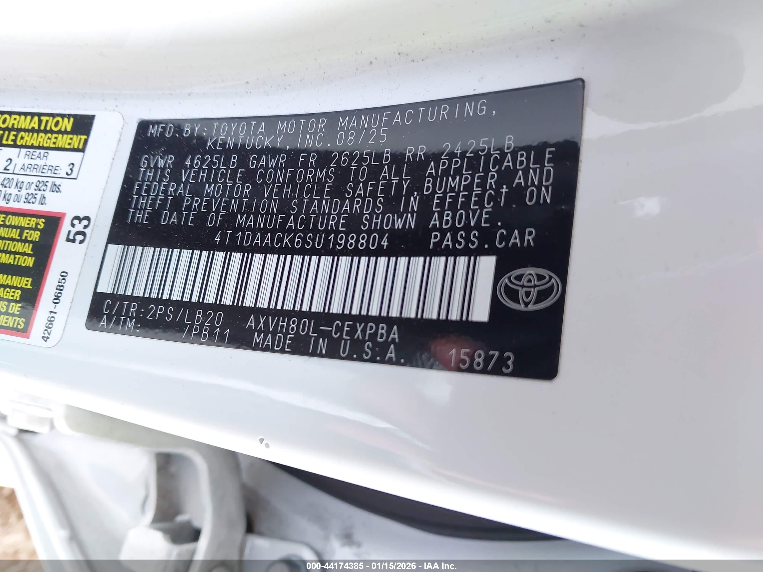 TOYOTA CAMRY image 9