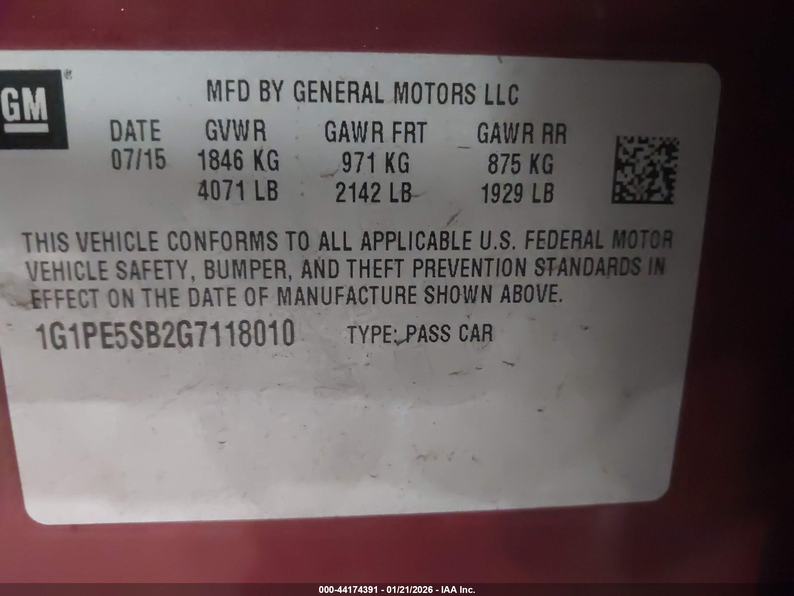 CHEVROLET CRUZE image 9