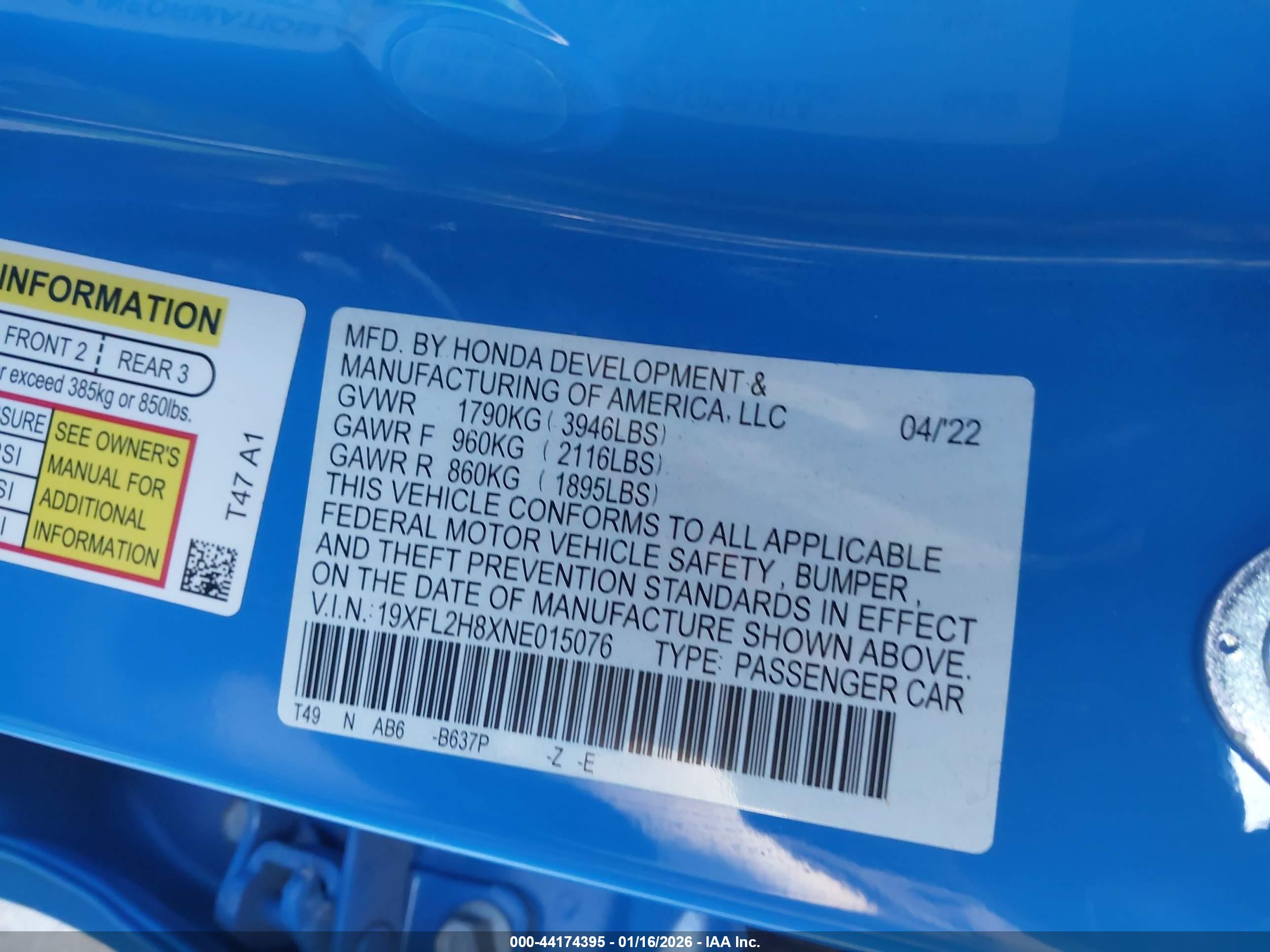 HONDA CIVIC image 9