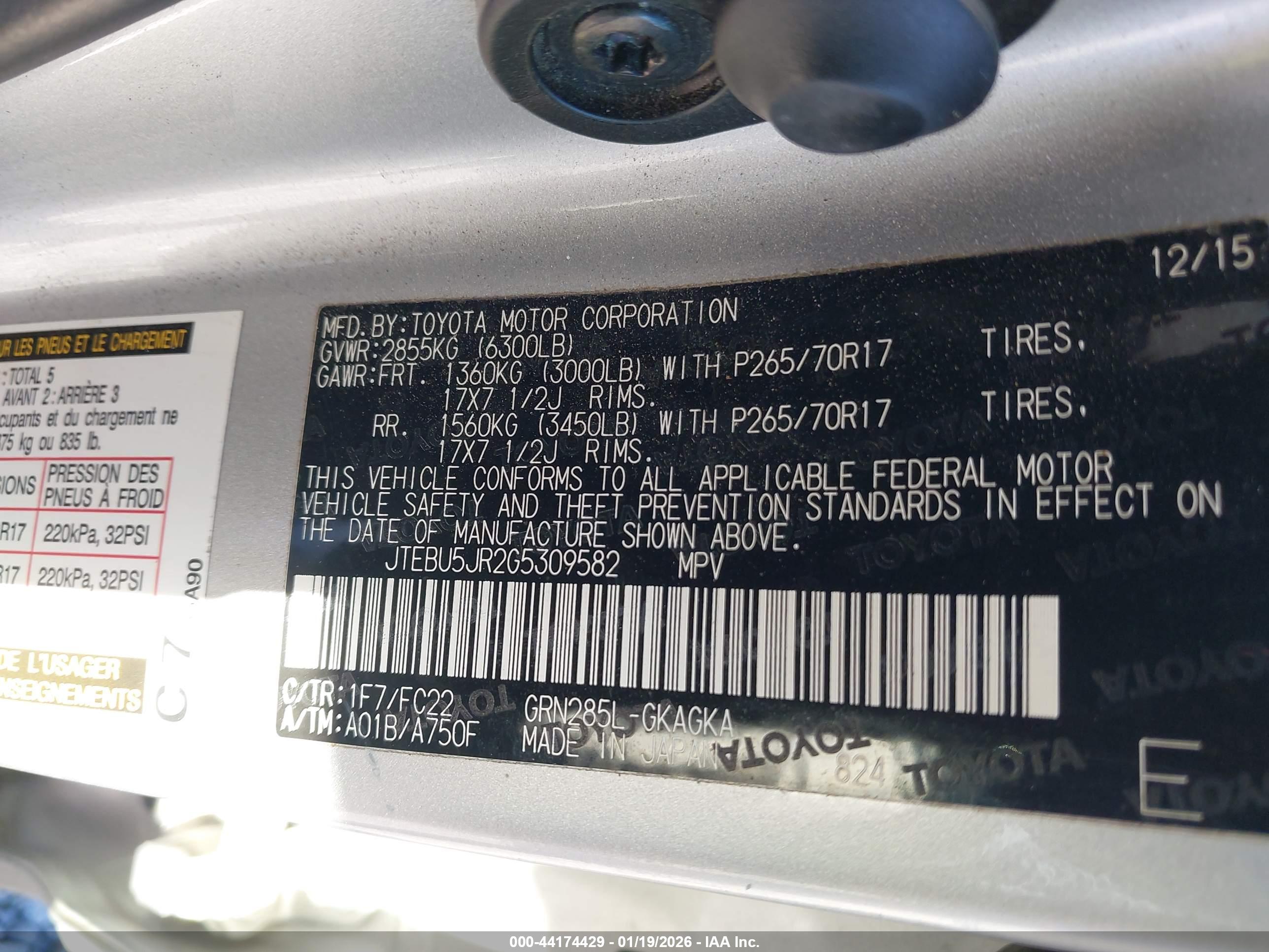 TOYOTA 4RUNNER image 9