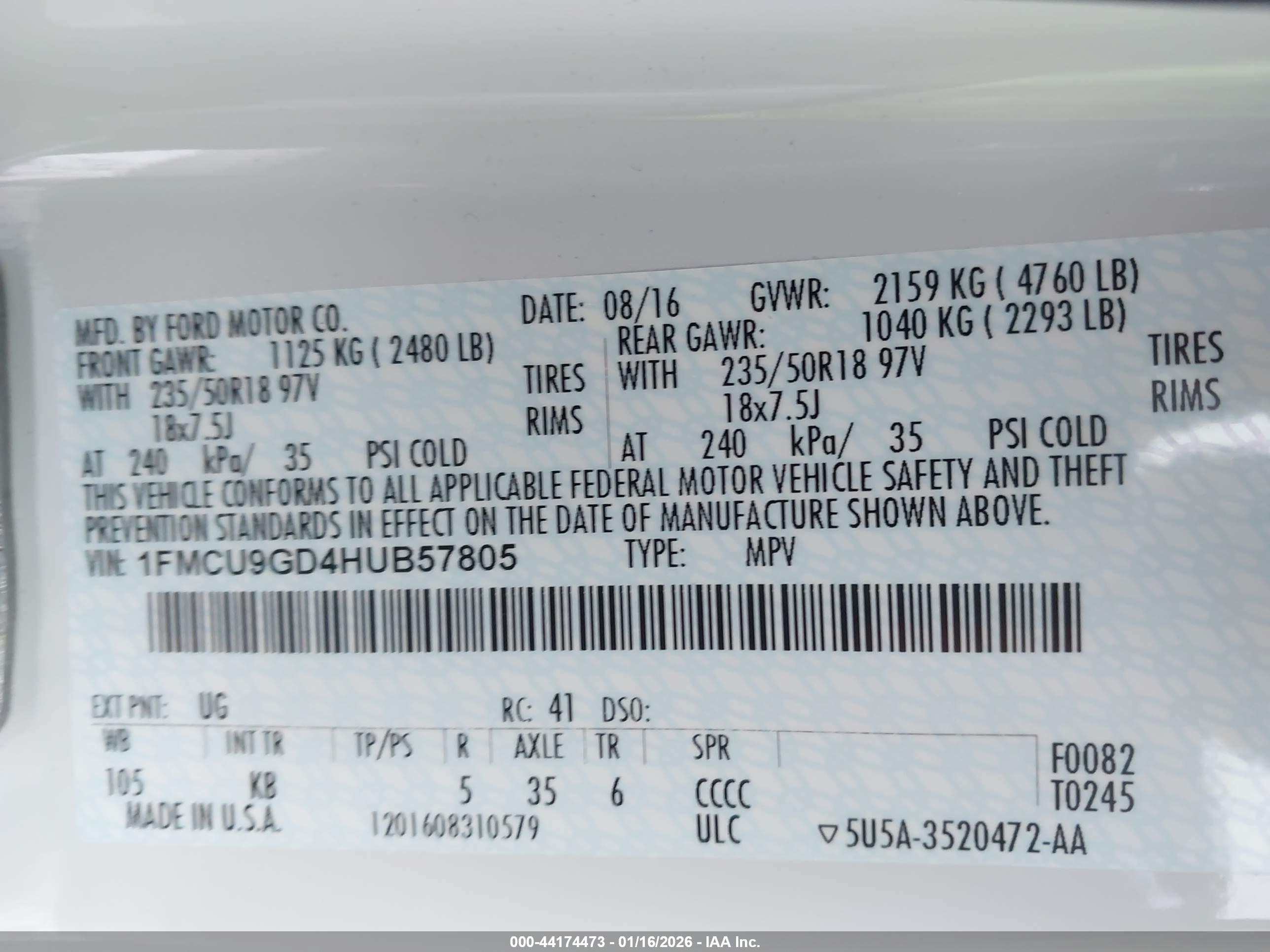 FORD ESCAPE image 9