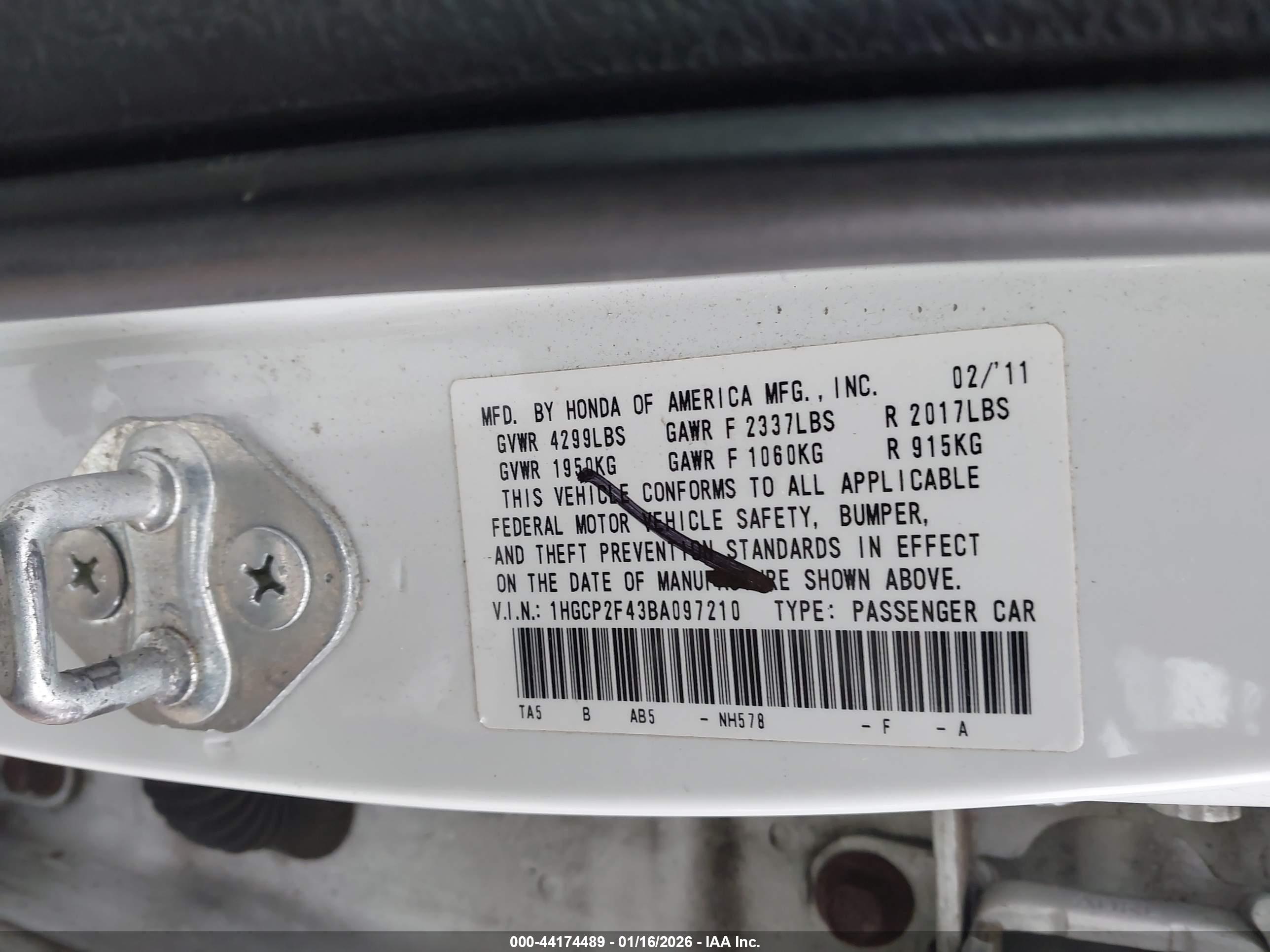 HONDA ACCORD image 9