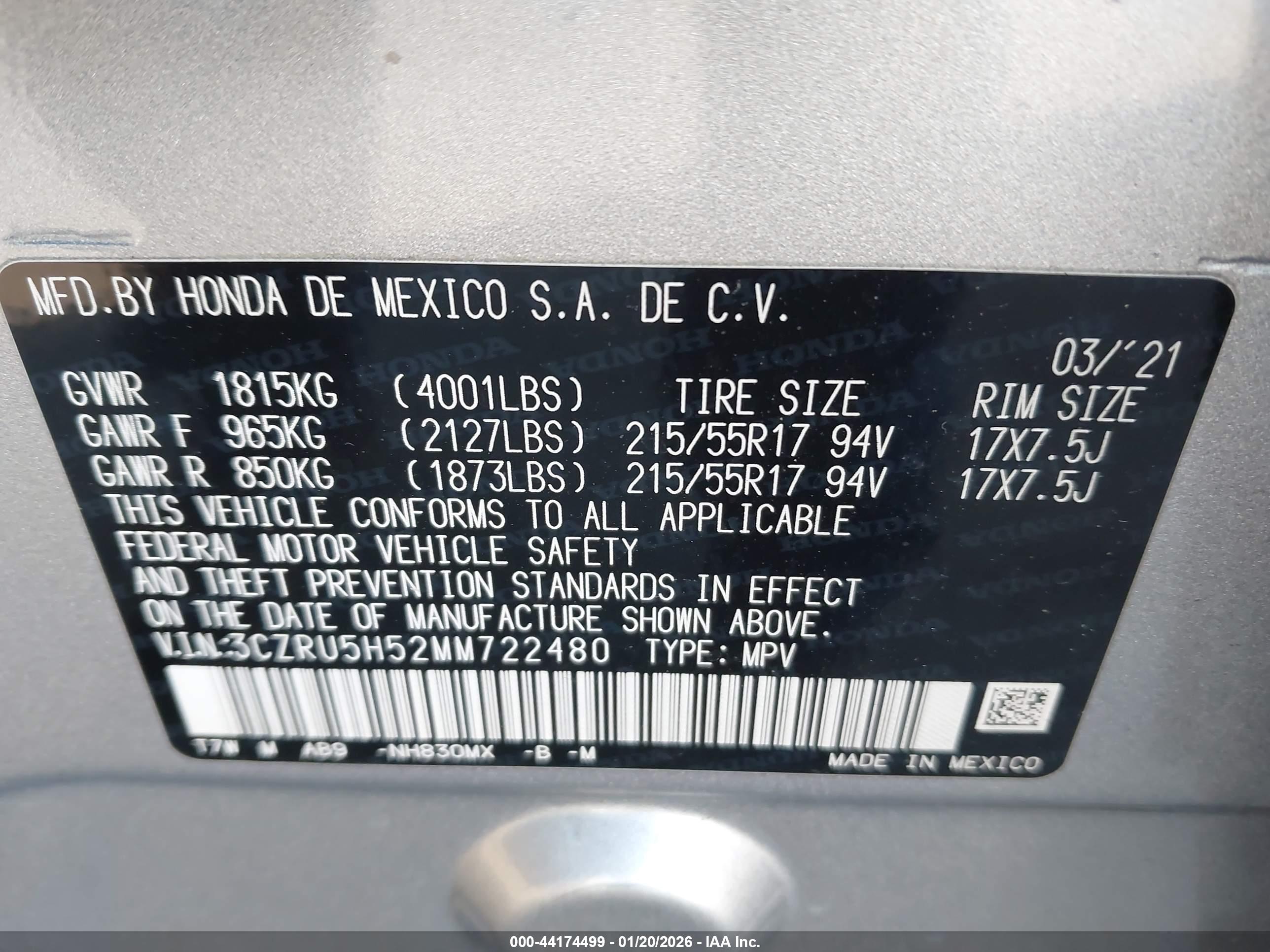 HONDA HR-V image 9