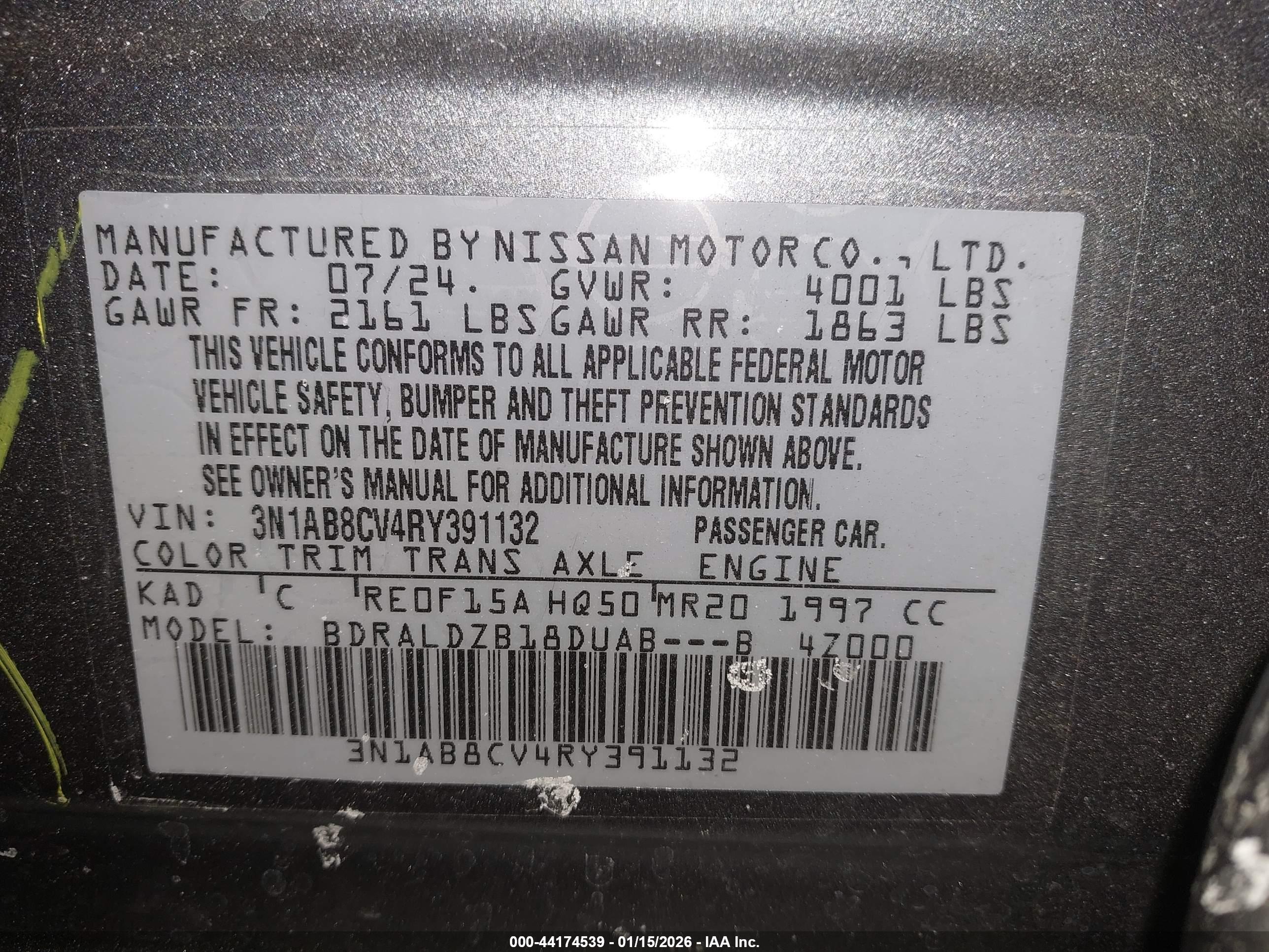 NISSAN SENTRA image 9