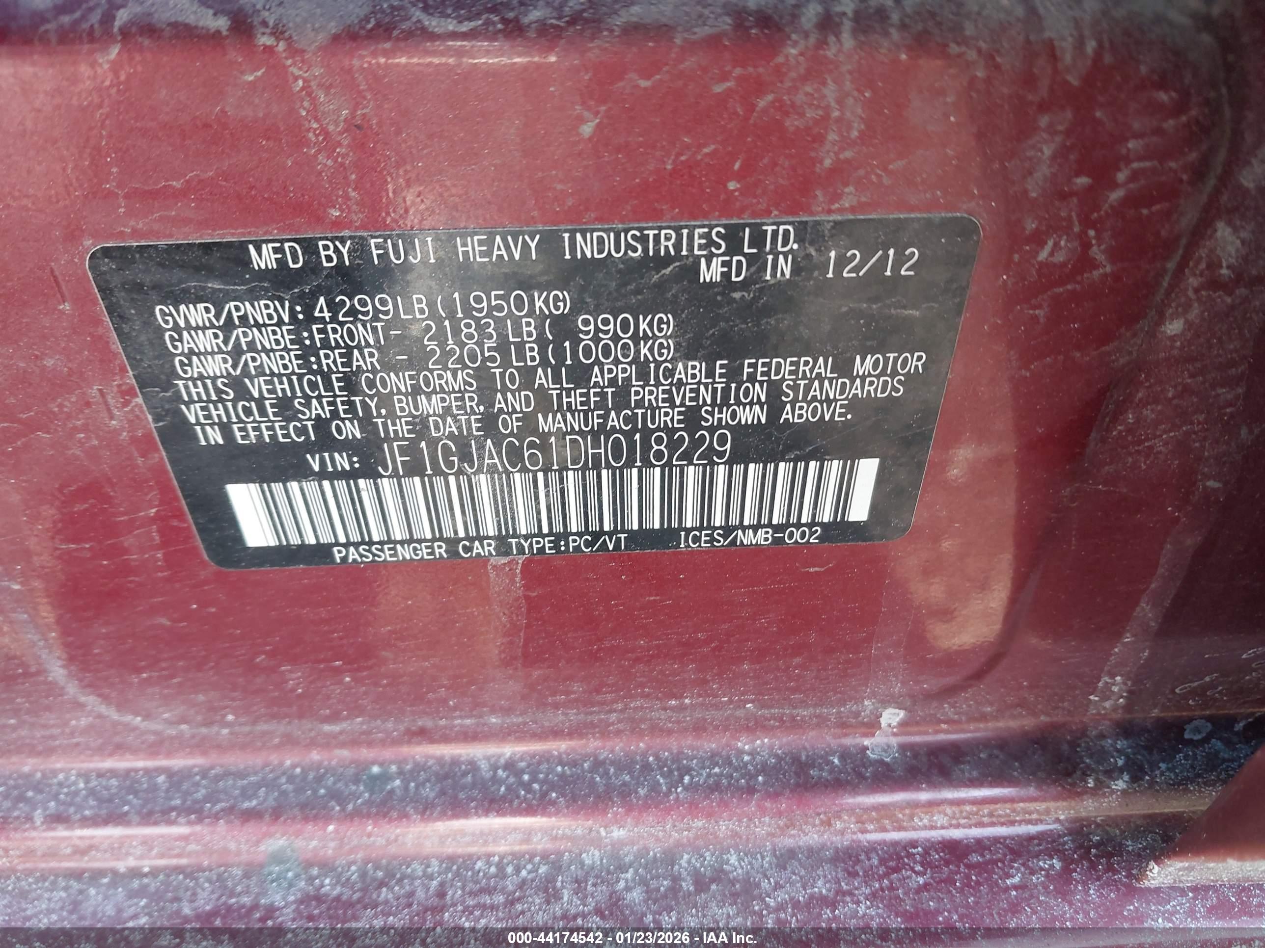 SUBARU IMPREZA image 9