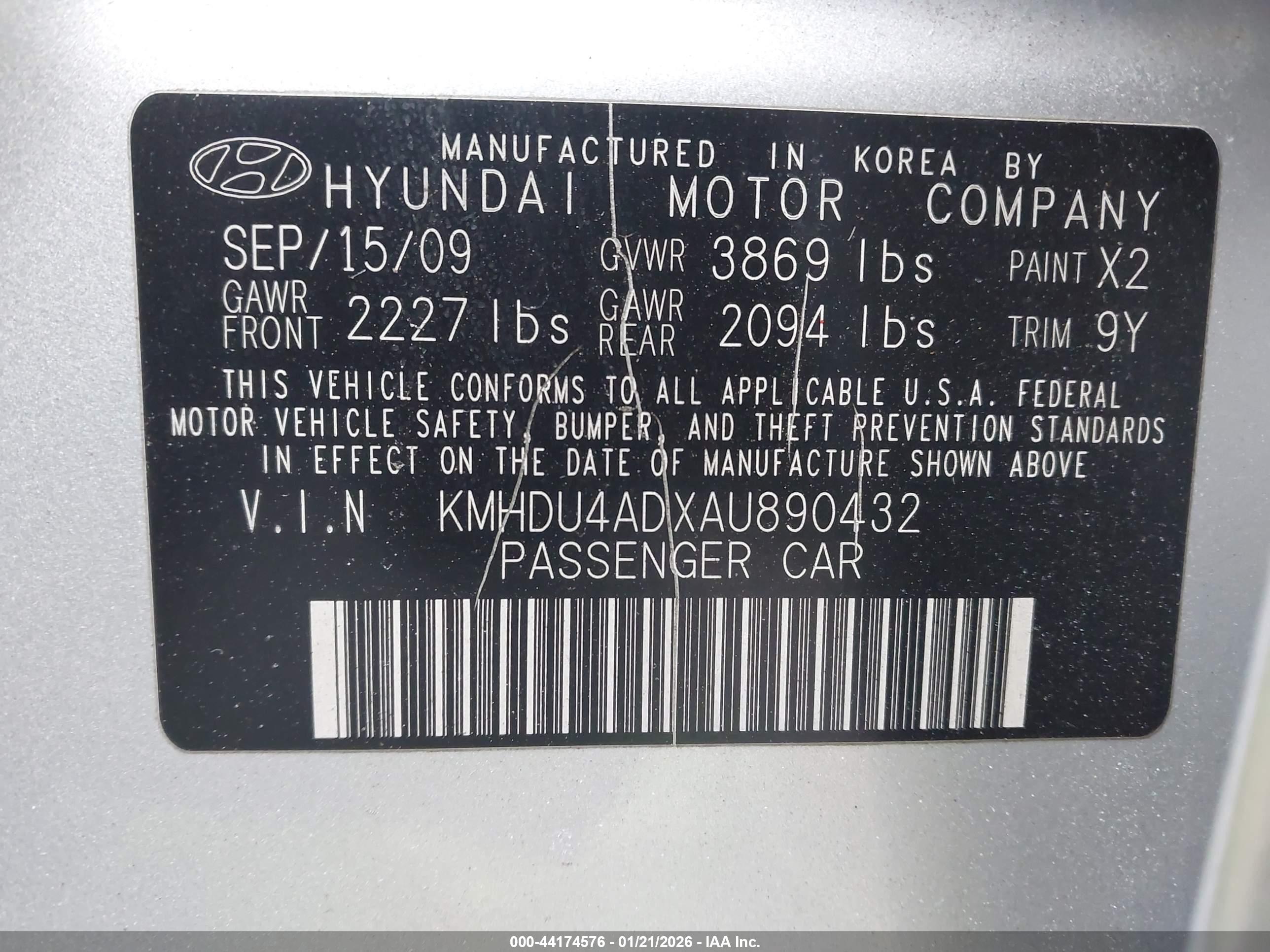 HYUNDAI ELANTRA image 9