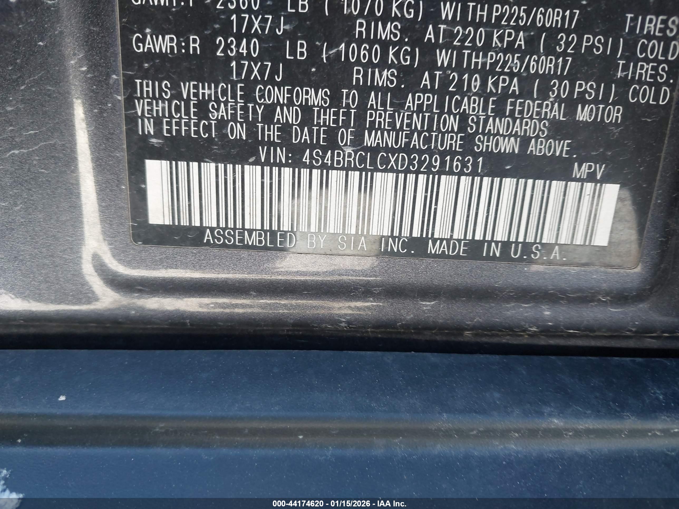 SUBARU OUTBACK image 9