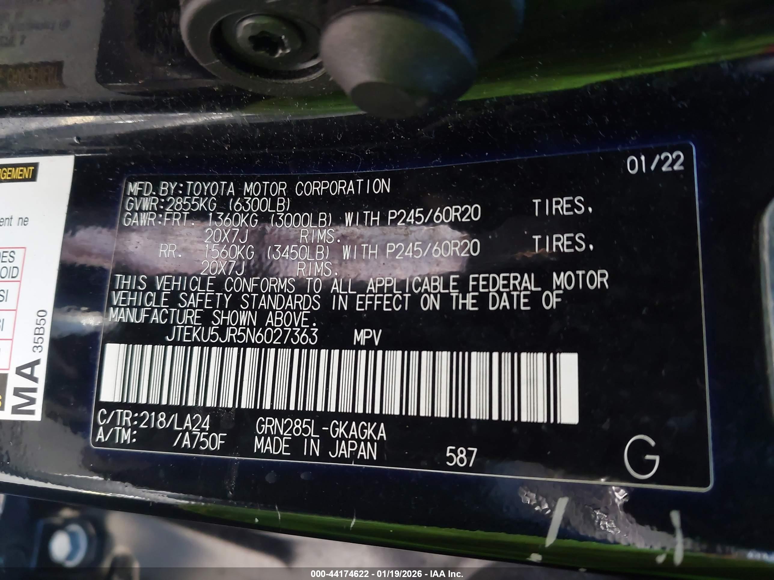 TOYOTA 4RUNNER image 9