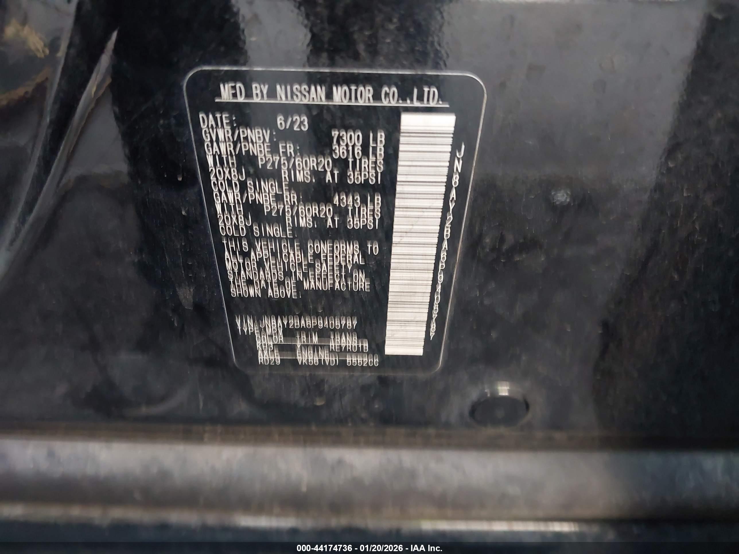 NISSAN ARMADA image 9