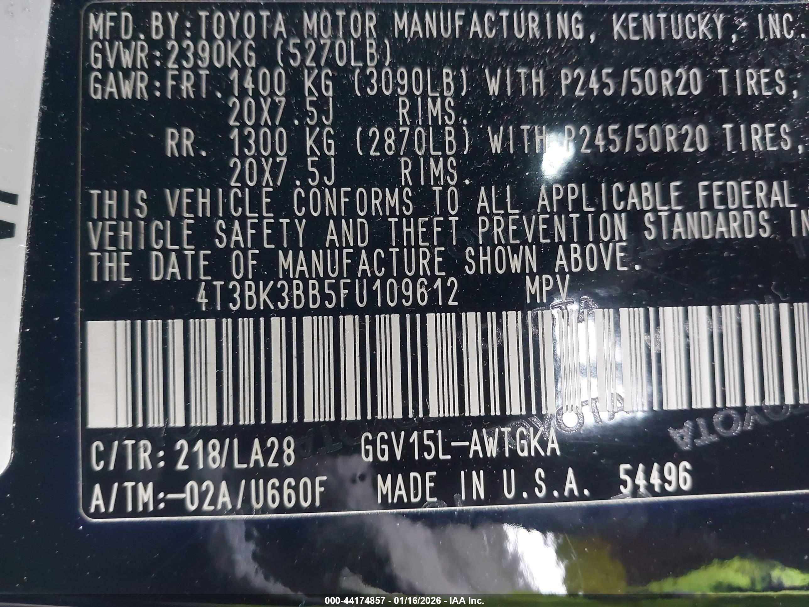 TOYOTA VENZA image 9