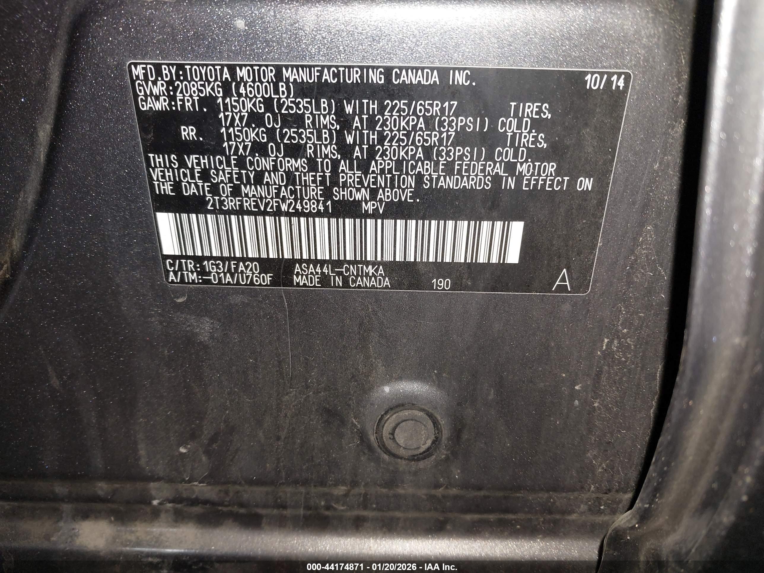 TOYOTA RAV4 image 9