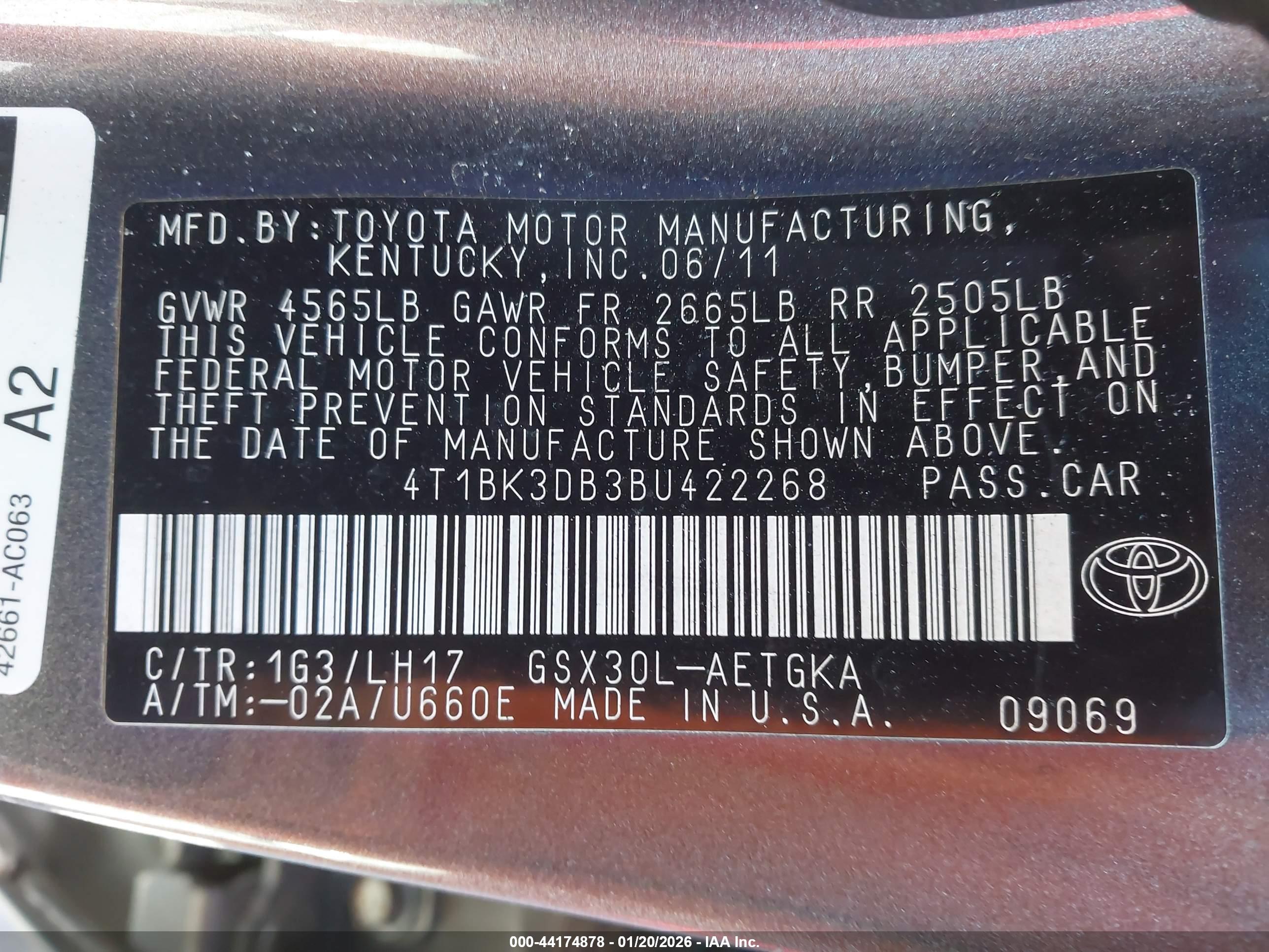 TOYOTA AVALON image 9