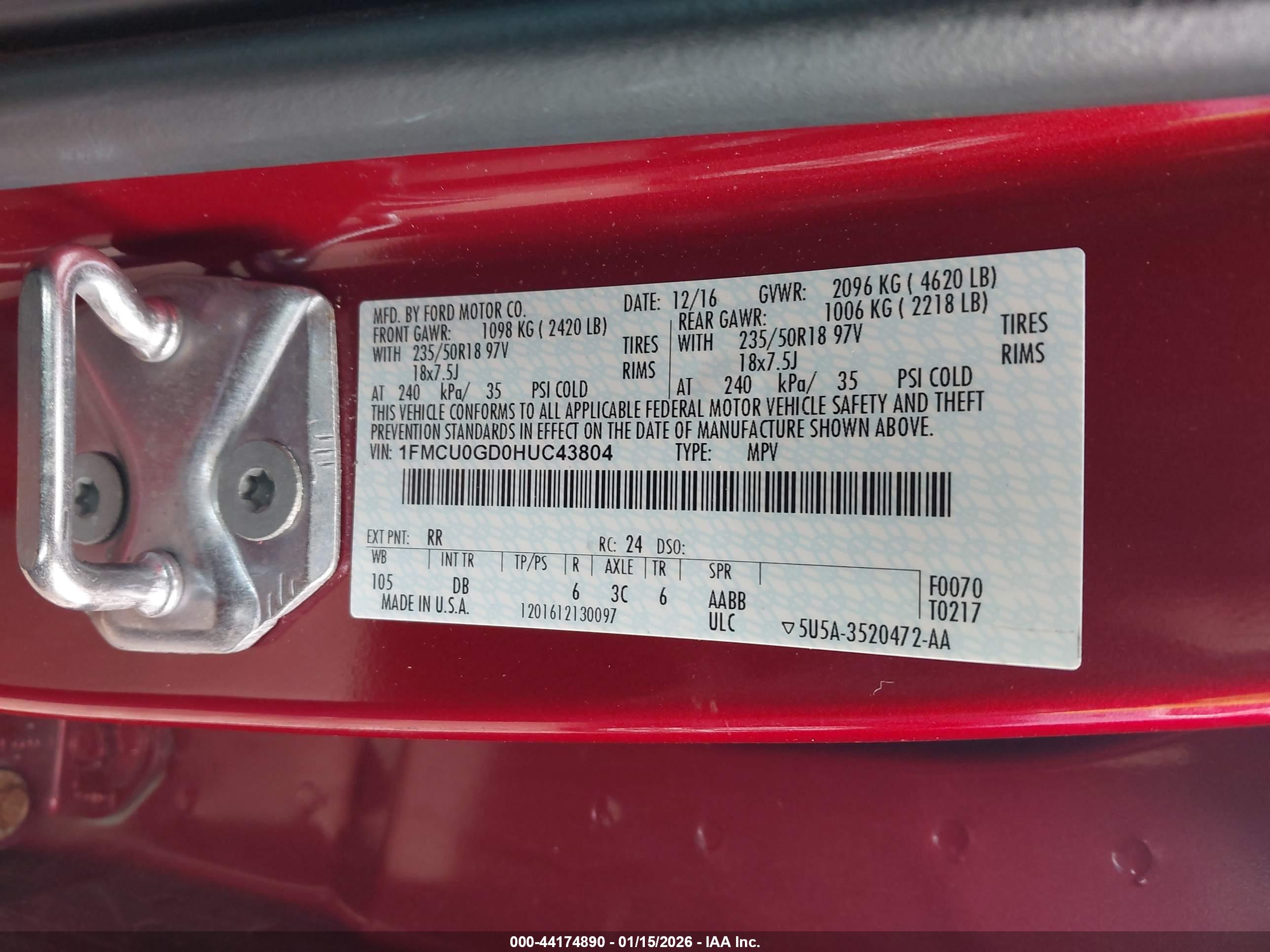 FORD ESCAPE image 9