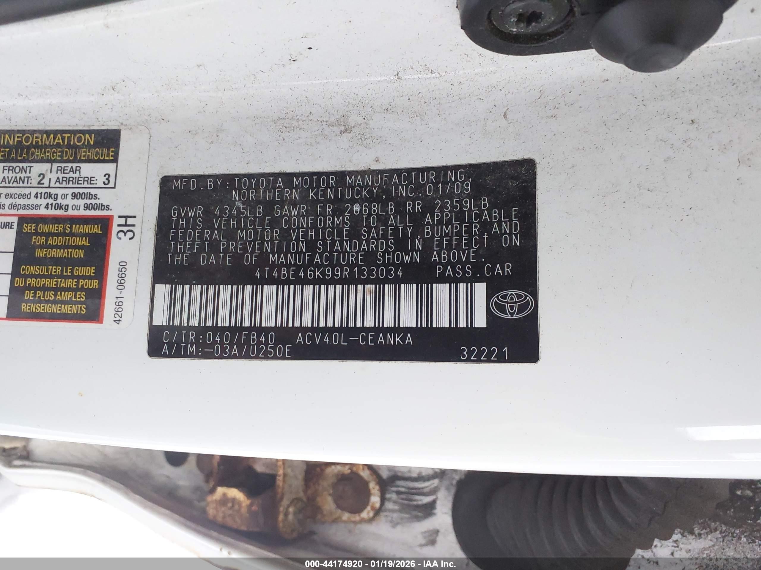 TOYOTA CAMRY image 9