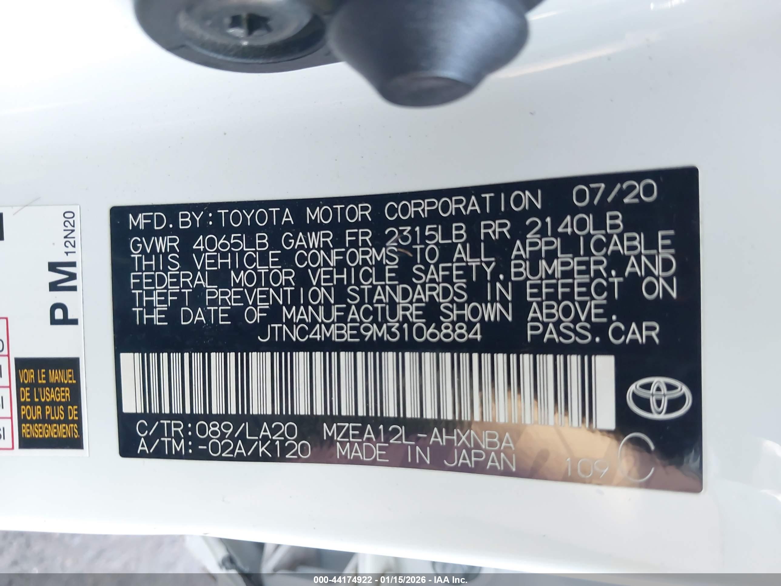 TOYOTA COROLLA image 9